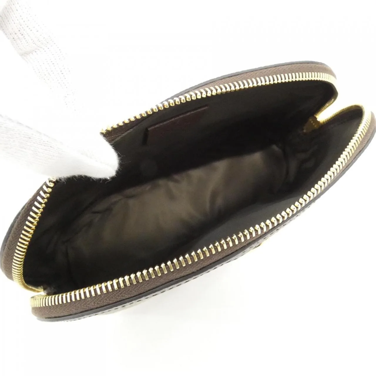 GUCCI Horsebit 1955 625551 96IWG Pouch Canvas Black Canvas Rank A - Thumbnail 5