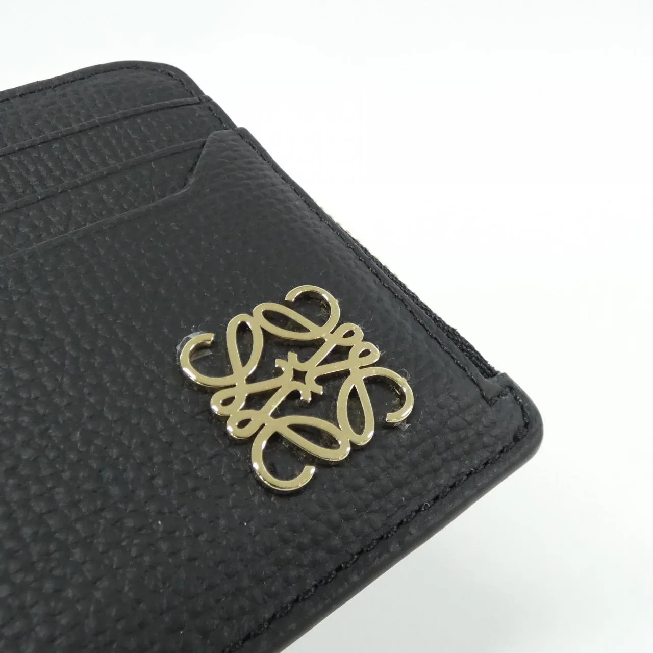 LOEWE C821SQLX03 Coin Case Black New - Thumbnail 4