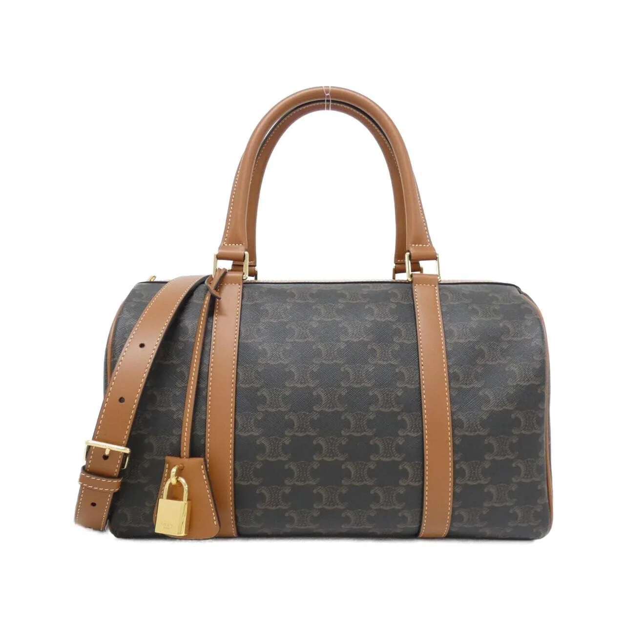 CELINE Cabas 190372CAS Boston Canvas Black