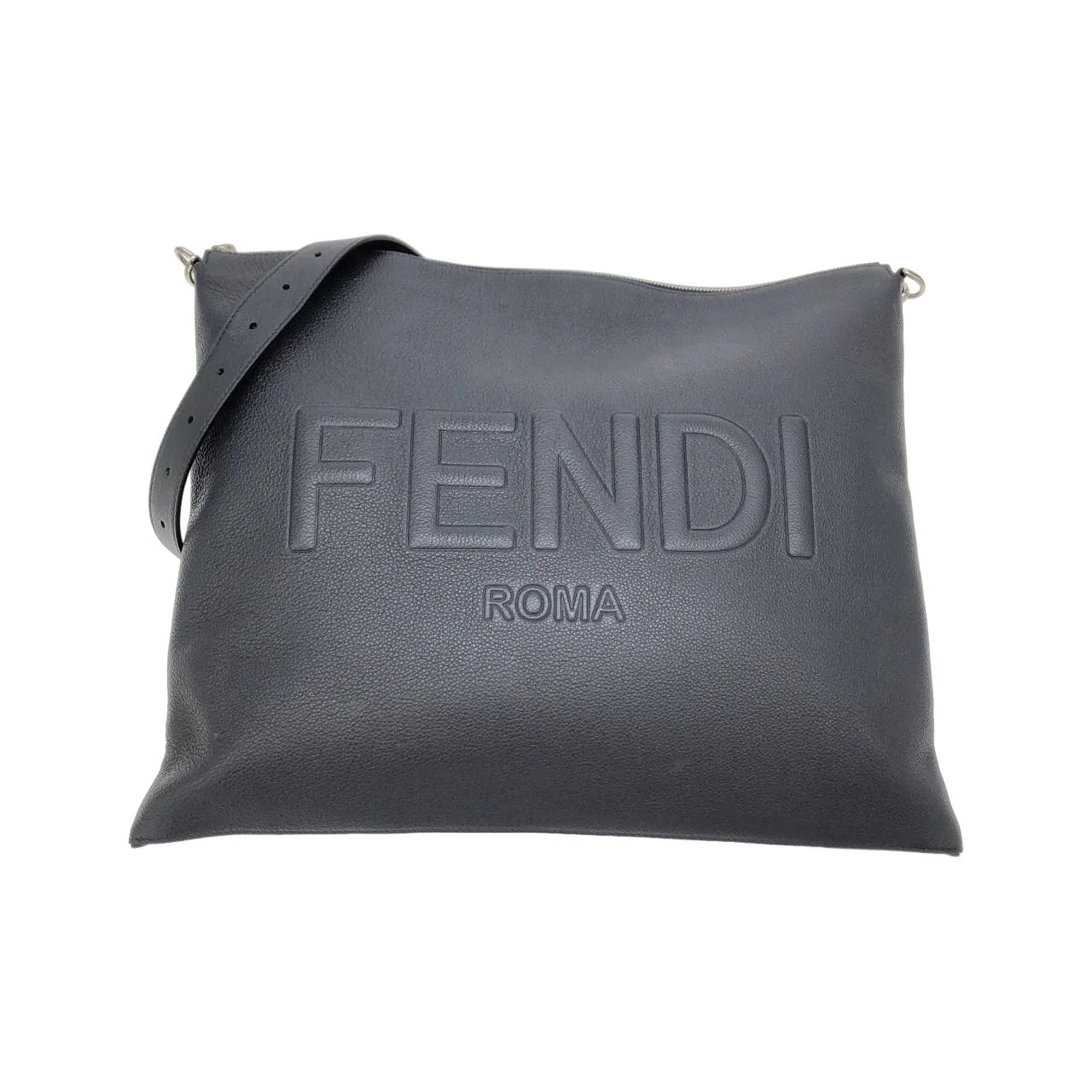 FENDI Baguette 7VA604 AMAC Shoulder Silver