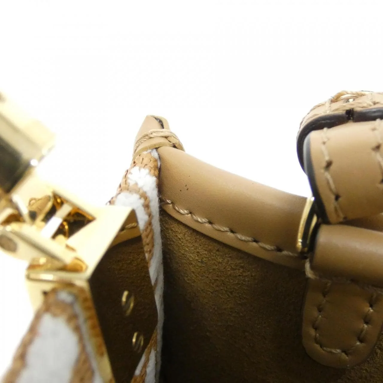 FENDI Sunshine Shopper 8BS051 AQ0X Handbag Canvas 黑色 帆布 中古品A - 縮圖 8