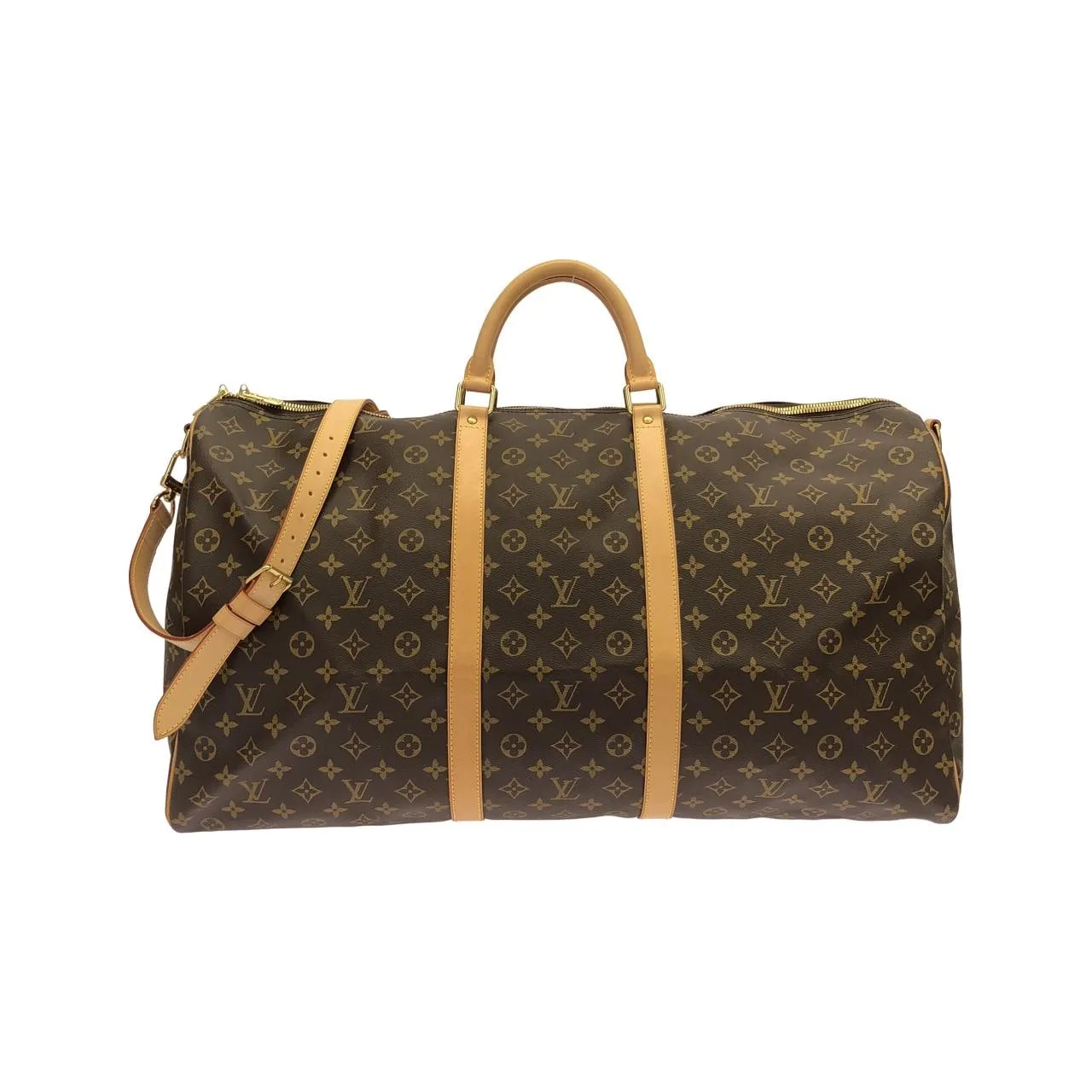 LOUIS VUITTON Keepall M41412 波士頓包 Monogram Black