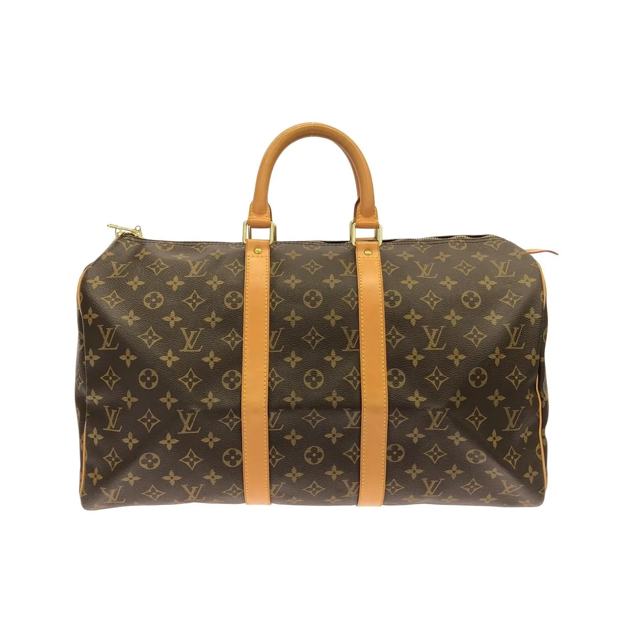 LOUIS VUITTON Keepall M41428 波士頓包 Monogram Black
