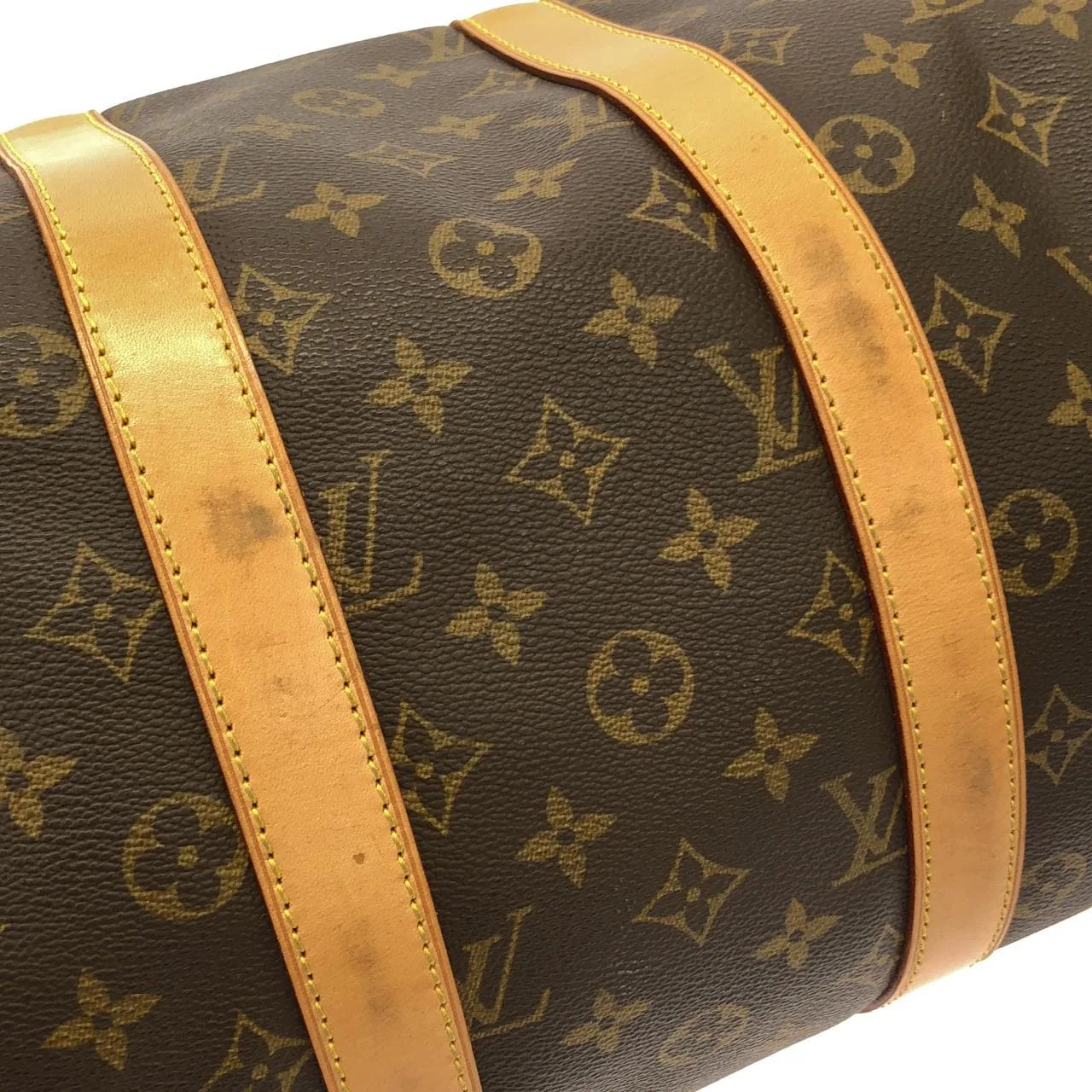LOUIS VUITTON Keepall M41428 Boston Monogram Black Monogram Rank A - Thumbnail 4