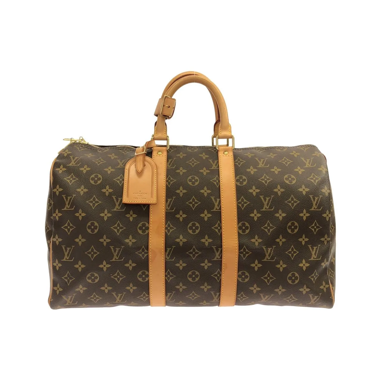 LOUIS VUITTON Keepall M41428 波士頓包 Monogram Black