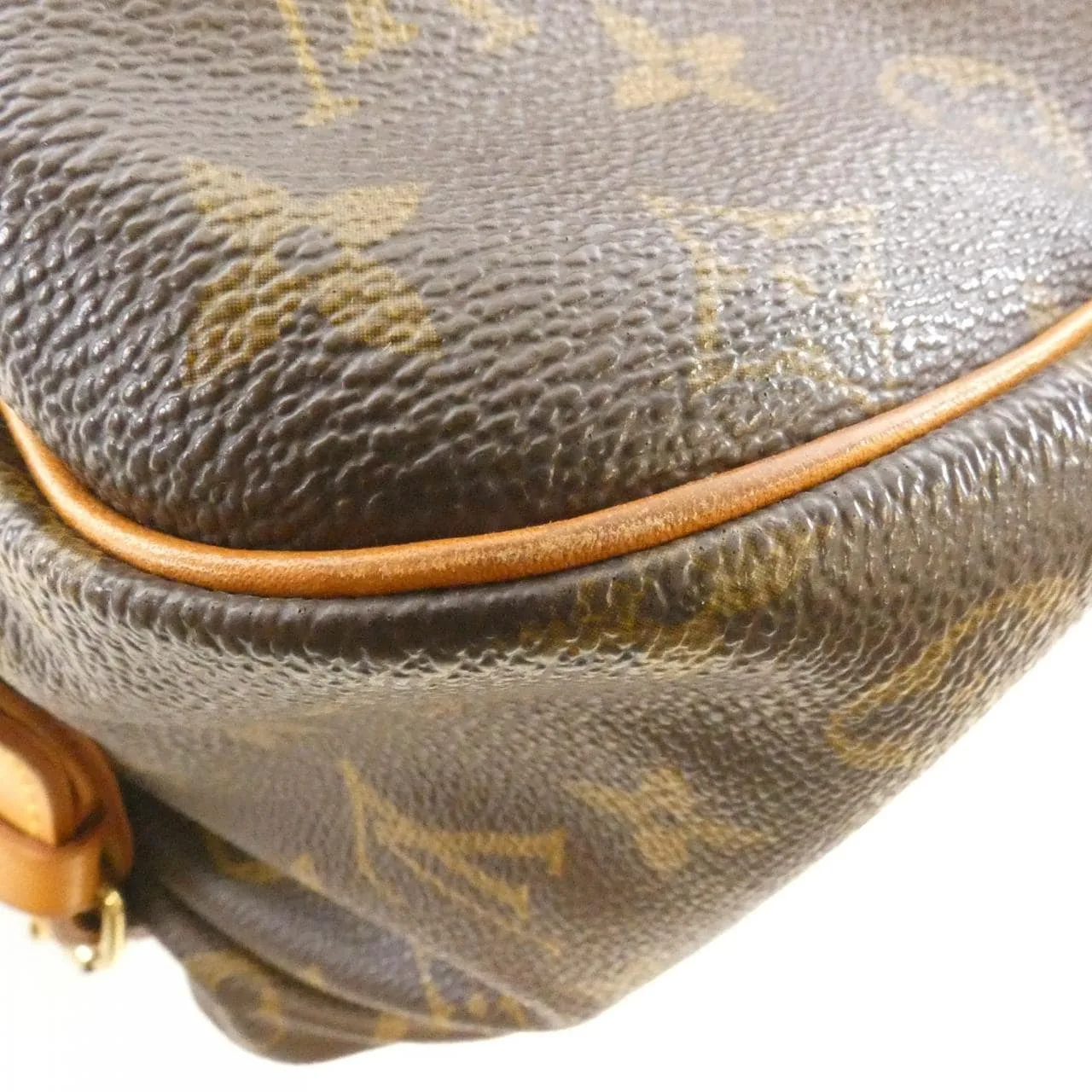 LOUIS VUITTON Saumur M42254 Shoulder Monogram 黑色 Monogram 中古品B - 縮圖 2