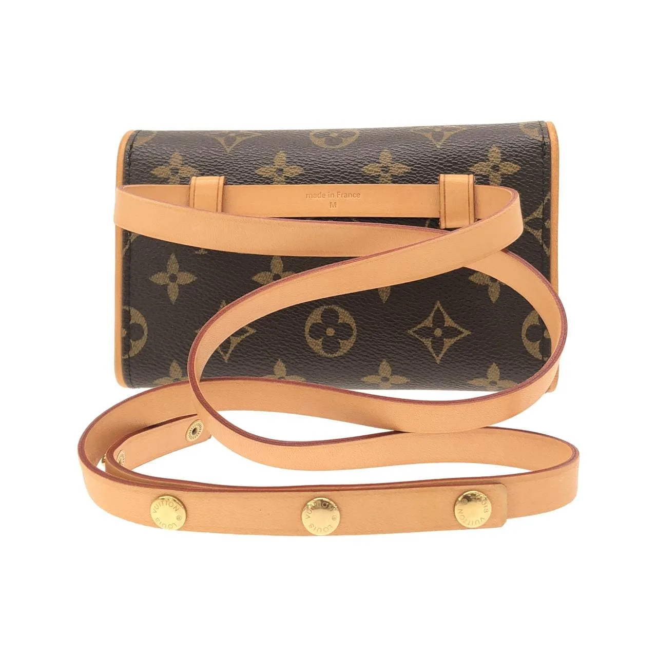 LOUIS VUITTON Pochette M51855+M67305 Belt Monogram Black Monogram Rank A - Thumbnail 2