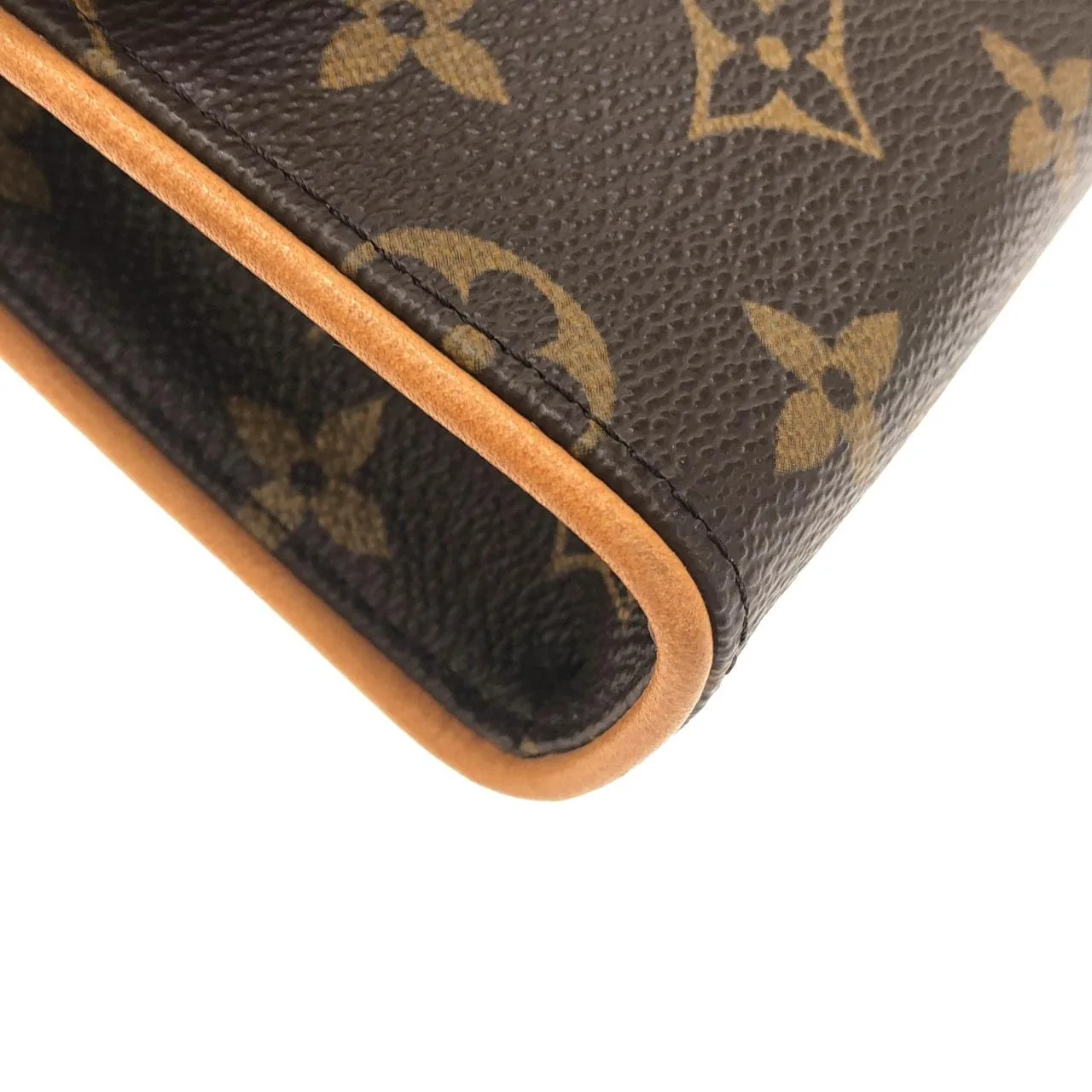 LOUIS VUITTON Pochette M51855+M67305 Belt Monogram Black Monogram Rank A - Thumbnail 3