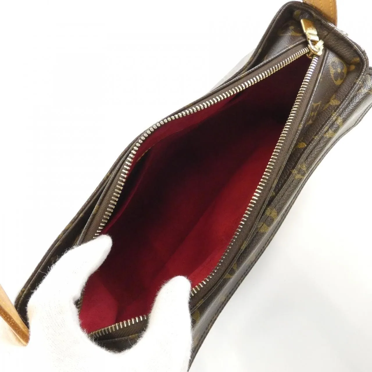 LOUIS VUITTON Viva Cité M51164 Shoulder Monogram 黑色 Monogram 中古品B - 縮圖 9