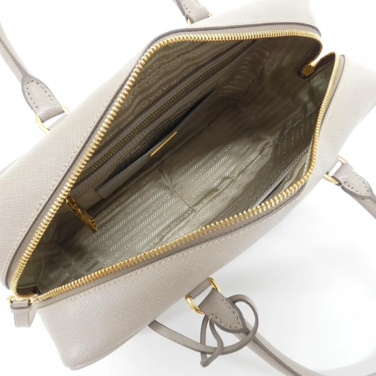 PRADA BL0095 手提包 黑色 中古品A - 縮圖 8