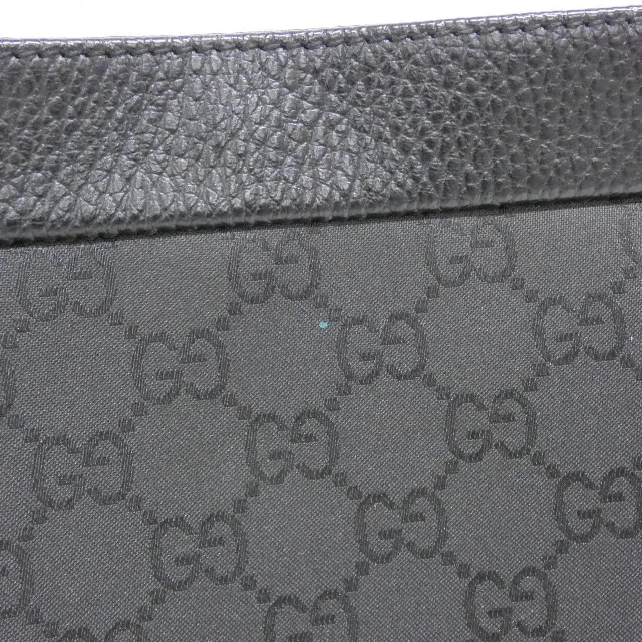 GUCCI 143745 肩背包 尼龍 黑色 尼龍 中古品A - 縮圖 3