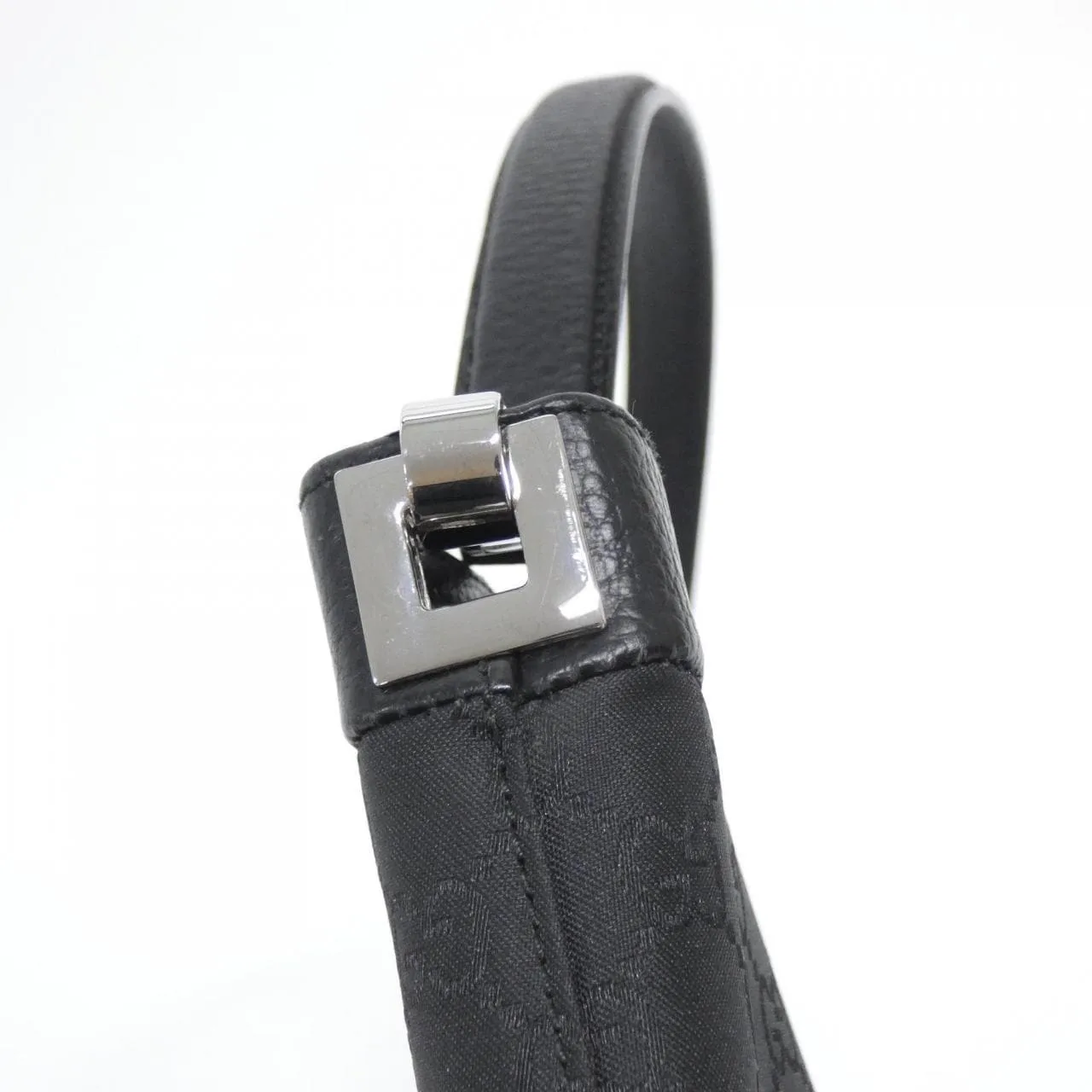 GUCCI 143745 肩背包 尼龍 黑色 尼龍 中古品A - 縮圖 4