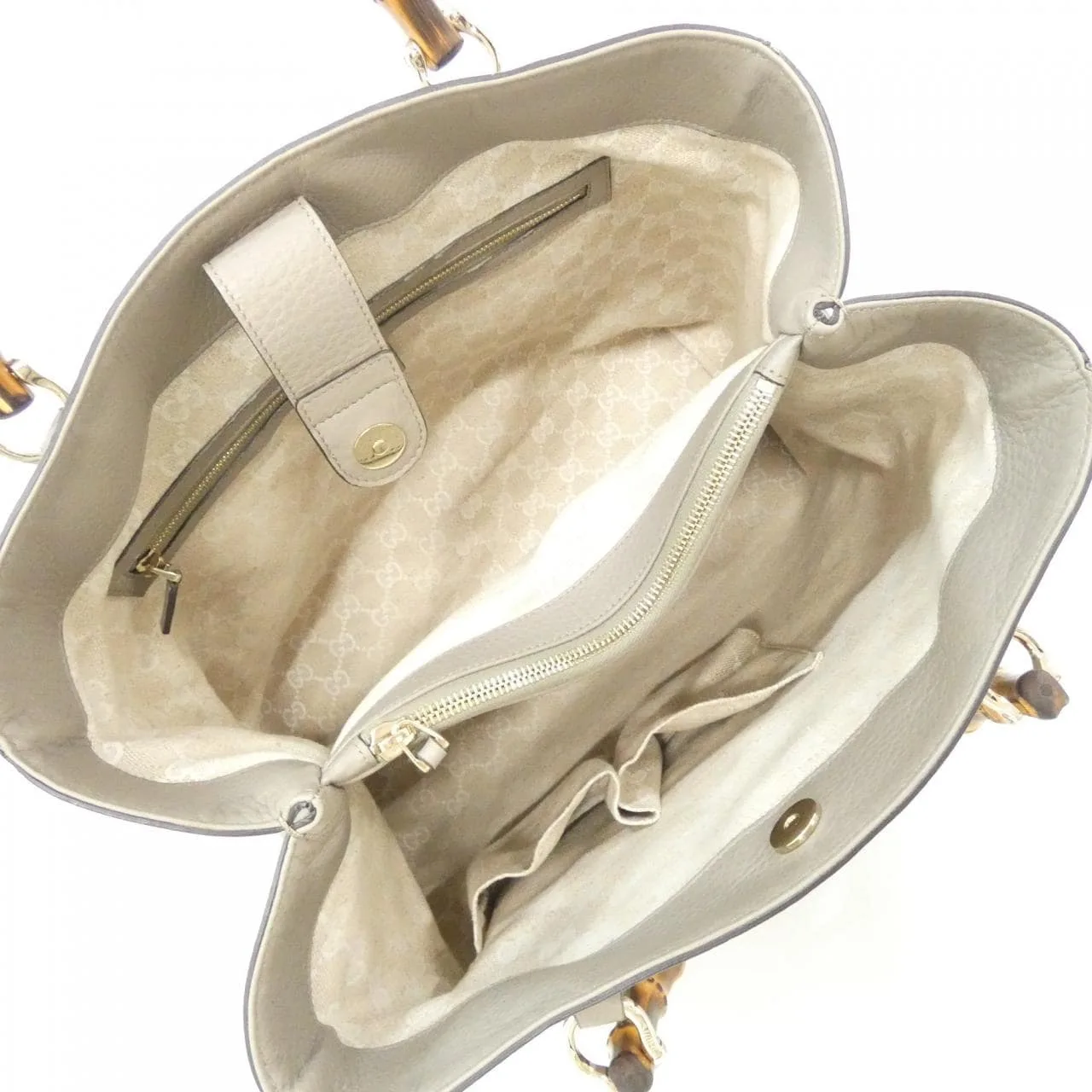 GUCCI 282317 A7M0G 手提包 皮革 黑色 皮革 中古品A - 縮圖 9