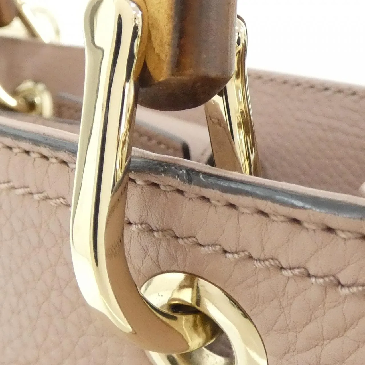 GUCCI 336032 A7M0G 手提包 皮革 黑色 皮革 中古品A - 縮圖 6