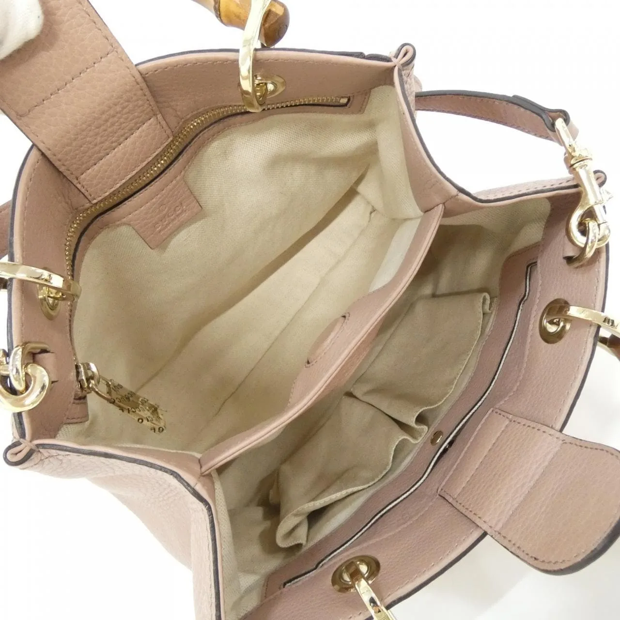 GUCCI 336032 A7M0G 手提包 皮革 黑色 皮革 中古品A - 縮圖 9