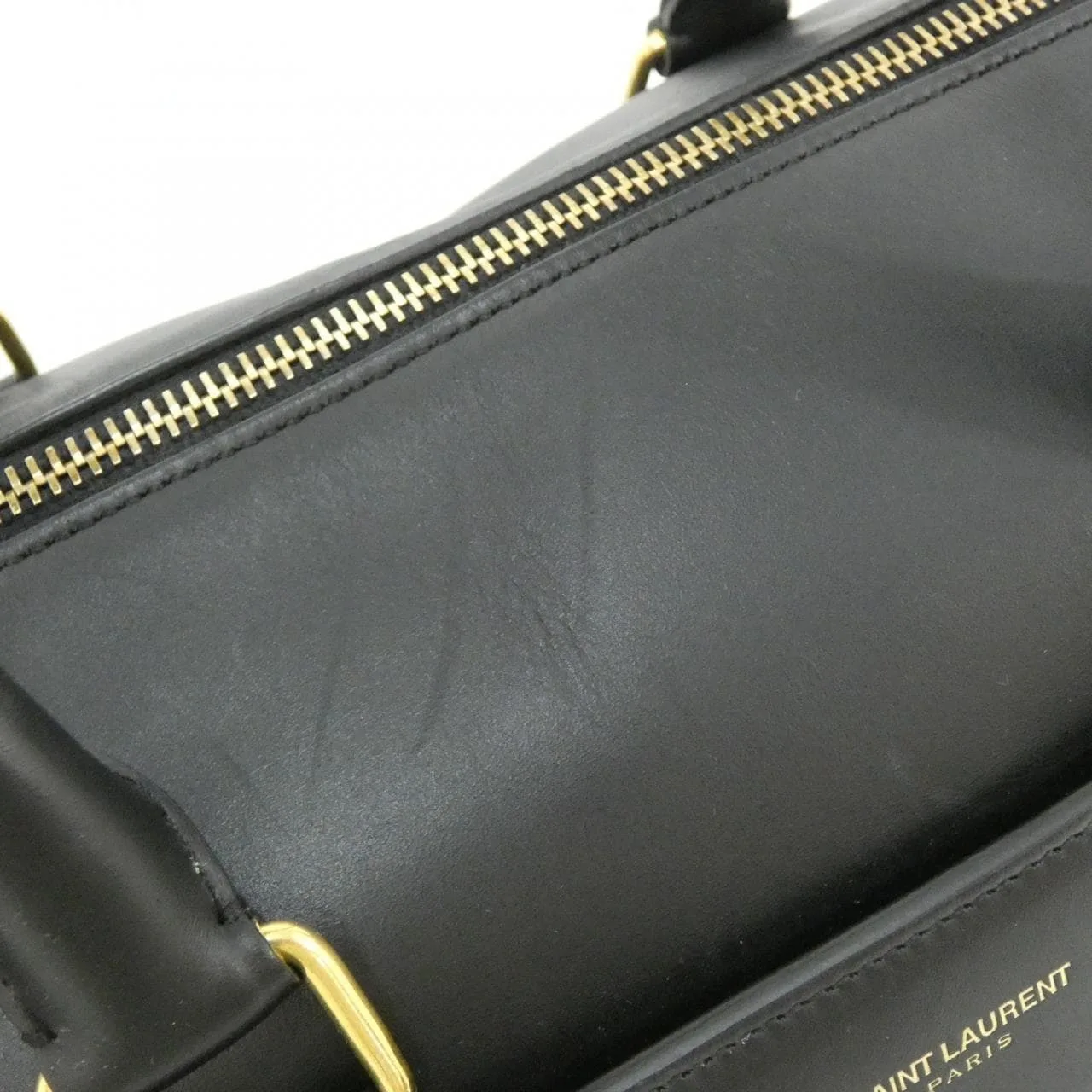 SAINT LAURENT 322049 C150J 波士頓包 黑色 中古品B - 縮圖 6