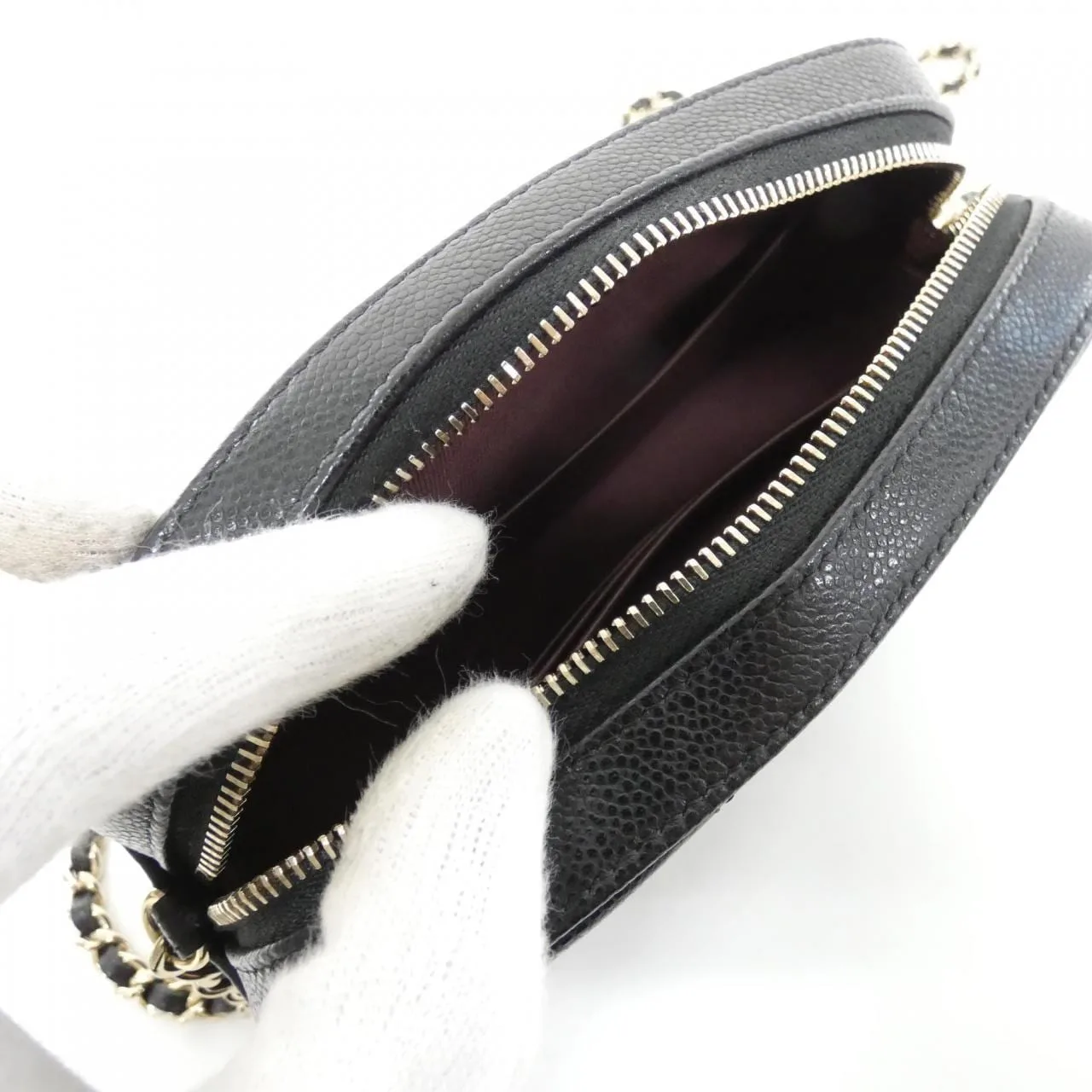 CHANEL Timeless Classic AP3998 Wallet Grained Calfskin Black Grained Calfskin Rank A - Thumbnail 8
