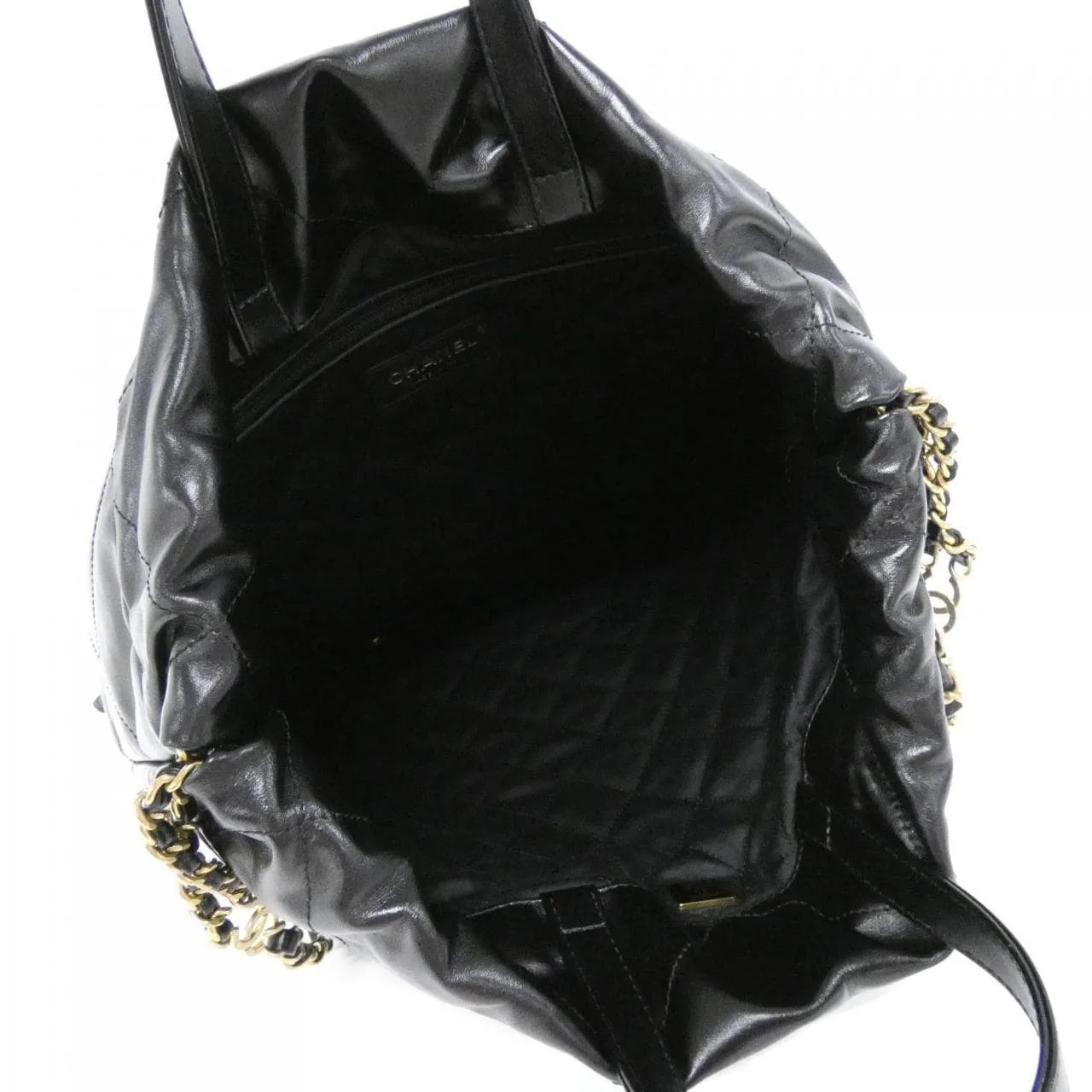 CHANEL Chanel 22 AS3313 Backpack 黑色 中古品A - 縮圖 6