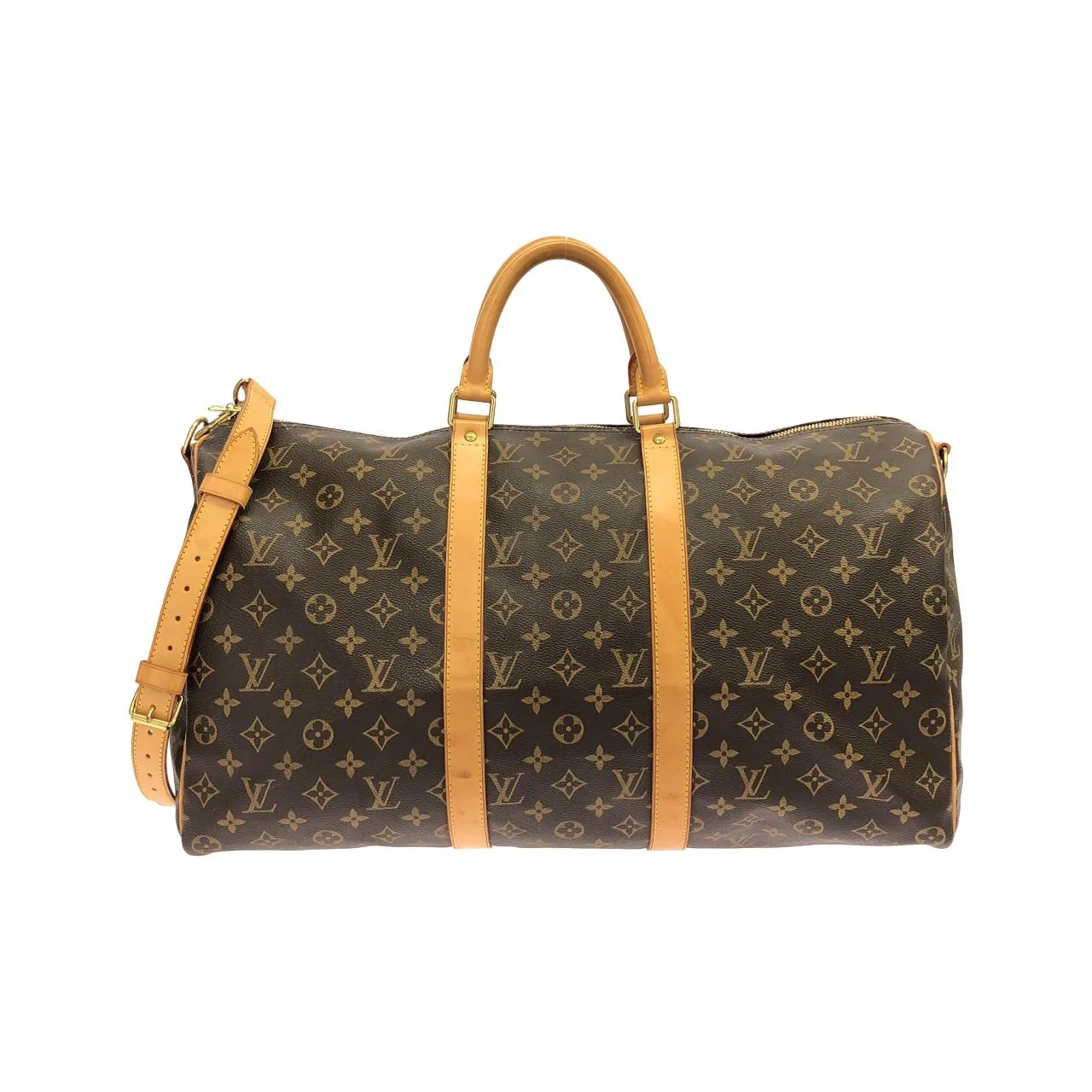 LOUIS VUITTON Keepall M41416 波士頓包 Monogram Black