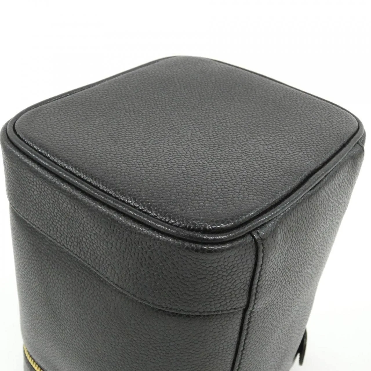 CHANEL 1998 Handbag Grained Calfskin 黑色 荔枝紋牛皮 中古品A - 縮圖 3