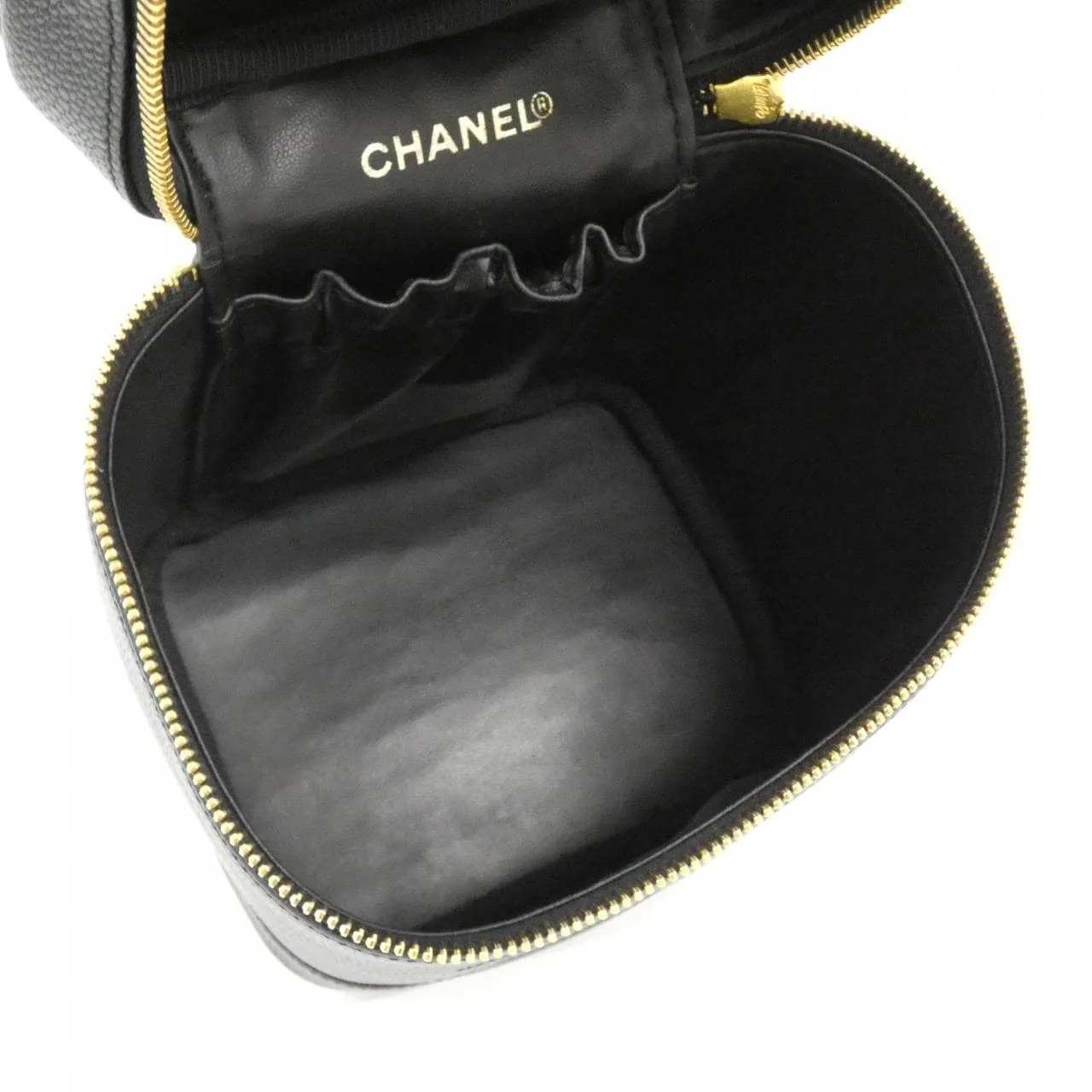 CHANEL 1998 Handbag Grained Calfskin 黑色 荔枝紋牛皮 中古品A - 縮圖 6