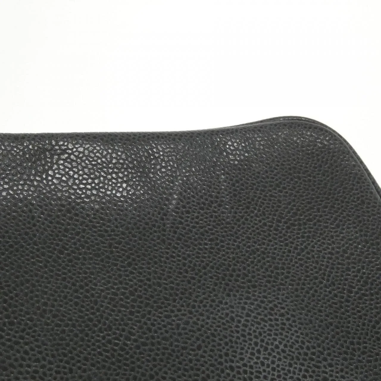 CHANEL Shoulder Caviar Leather 黑色 Caviar Leather 中古品A - 縮圖 4