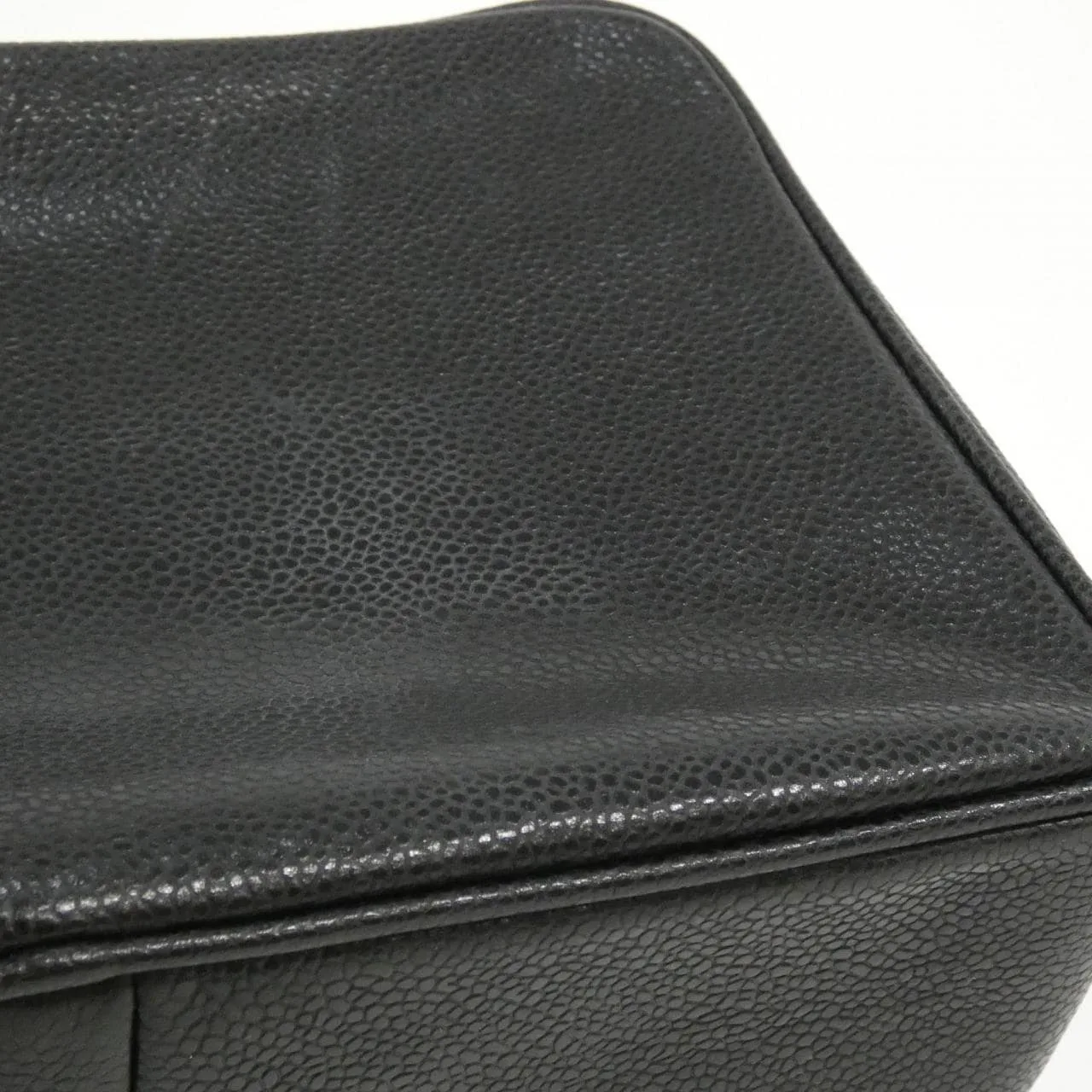 CHANEL Shoulder Caviar Leather 黑色 Caviar Leather 中古品A - 縮圖 5