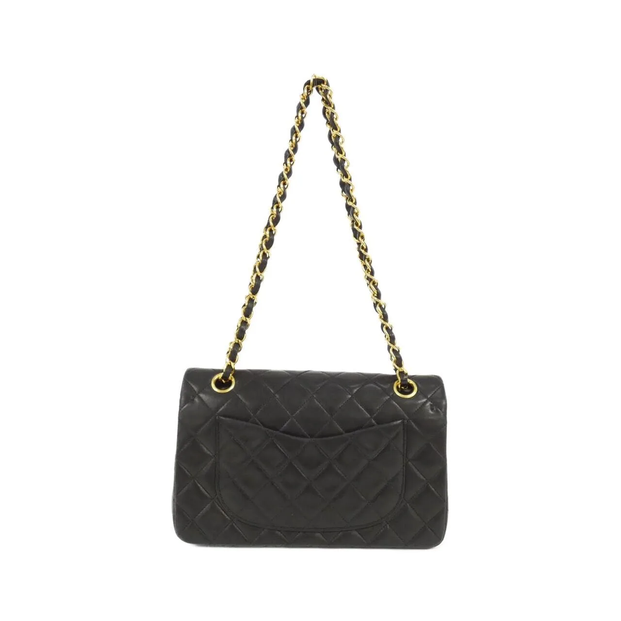 CHANEL Matelasse 1113 Shoulder Lambskin 黑色 羊皮 中古品A - 縮圖 2