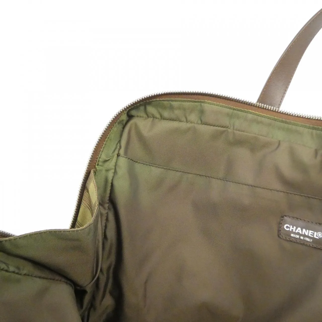 CHANEL 15974 Handbag Nylon 黑色 尼龍 中古品B - 縮圖 8