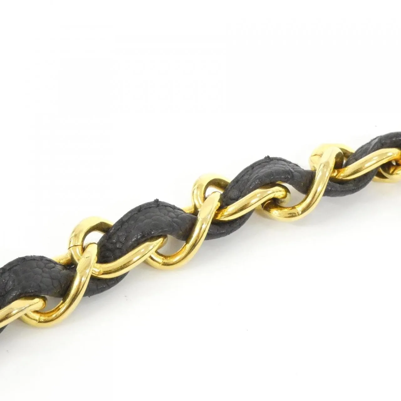 CHANEL Shoulder Caviar Leather 黑色 Caviar Leather 中古品A - 縮圖 8