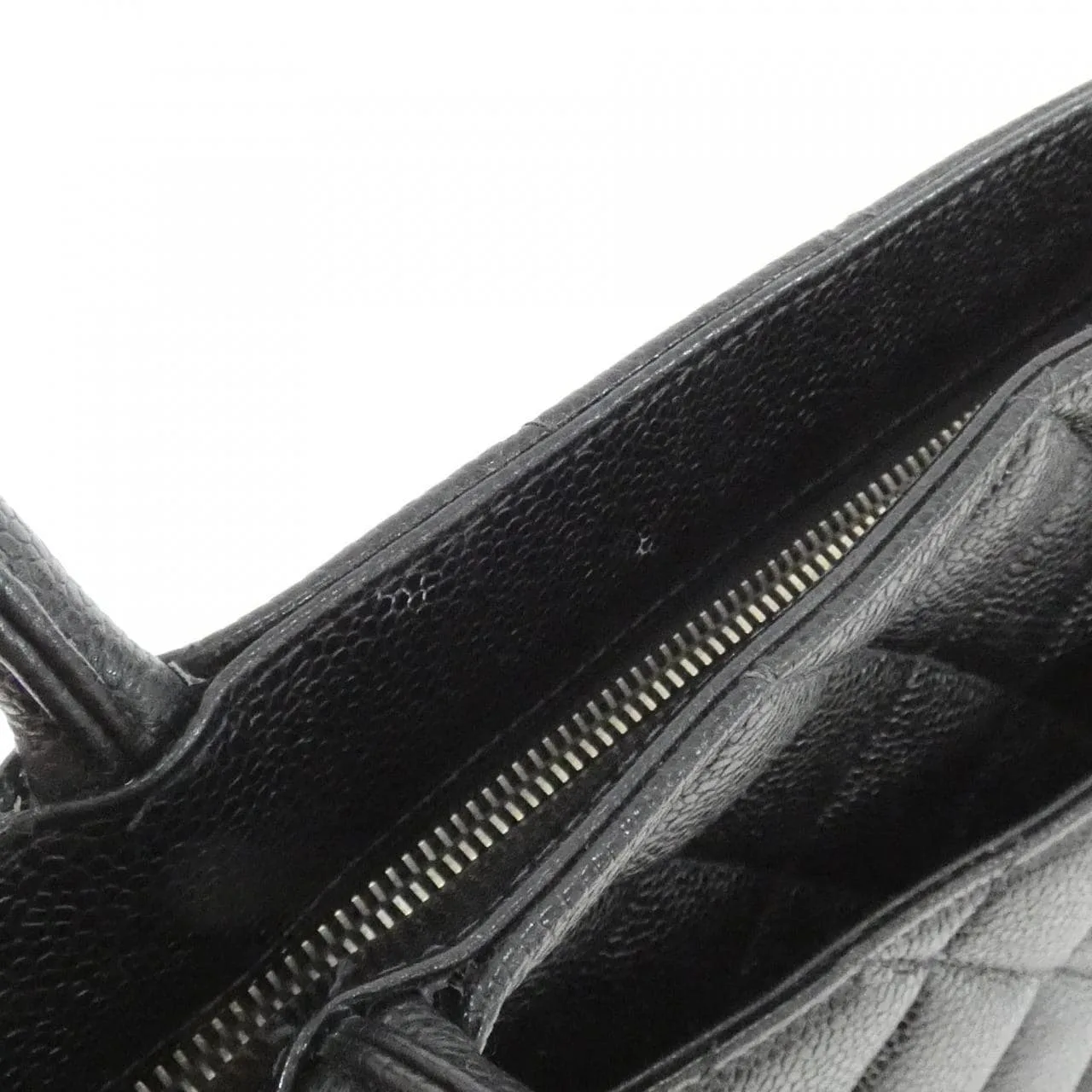 CHANEL Matelasse 1804 Handbag Grained Calfskin 黑色 荔枝紋牛皮 中古品A - 縮圖 7