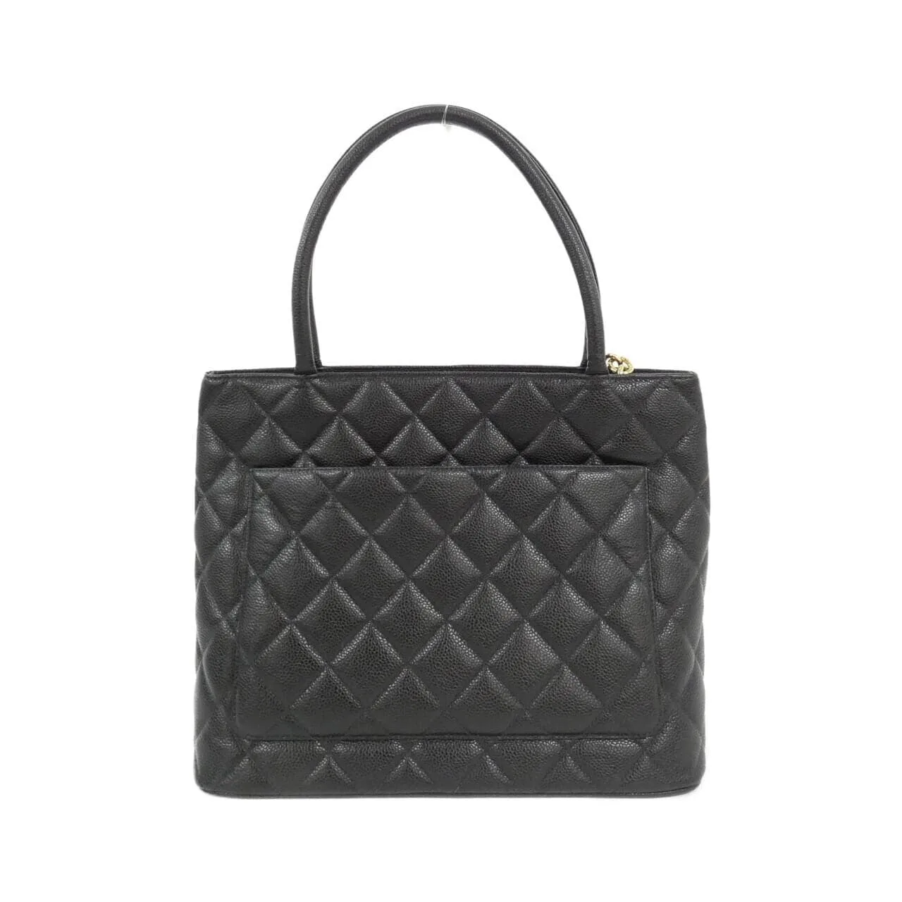 CHANEL Matelasse 1804 Handbag Grained Calfskin 黑色 荔枝紋牛皮 中古品A - 縮圖 2