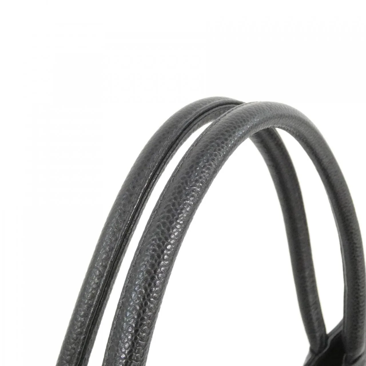 CHANEL Matelasse 1804 Handbag Grained Calfskin 黑色 荔枝紋牛皮 中古品A - 縮圖 6