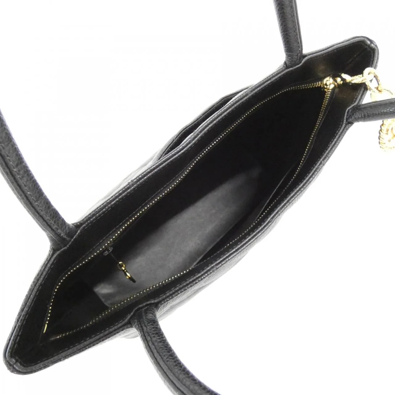 CHANEL Matelasse 1804 Handbag Grained Calfskin 黑色 荔枝紋牛皮 中古品A - 縮圖 7