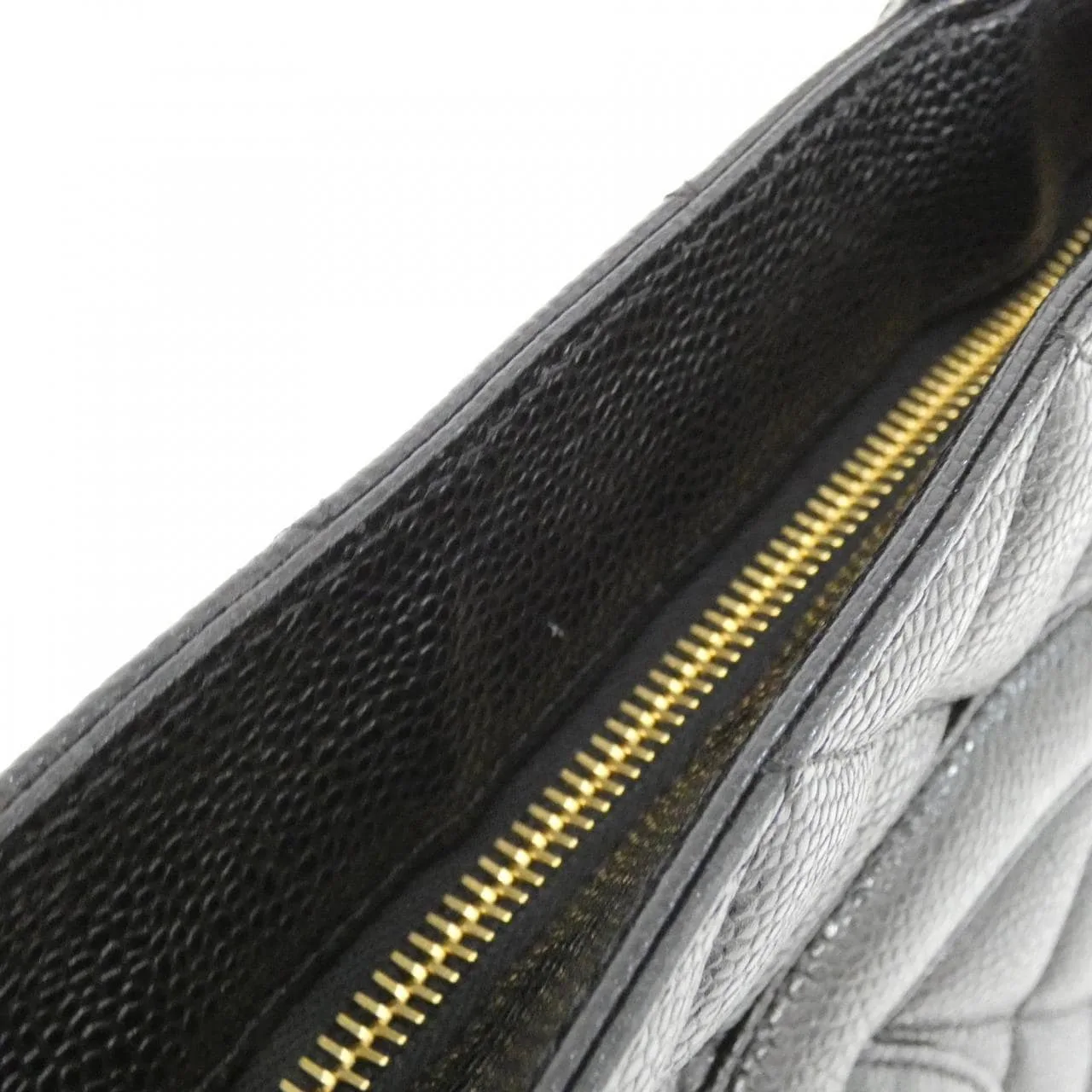 CHANEL Matelasse 1804 Handbag Grained Calfskin 黑色 荔枝紋牛皮 中古品A - 縮圖 6