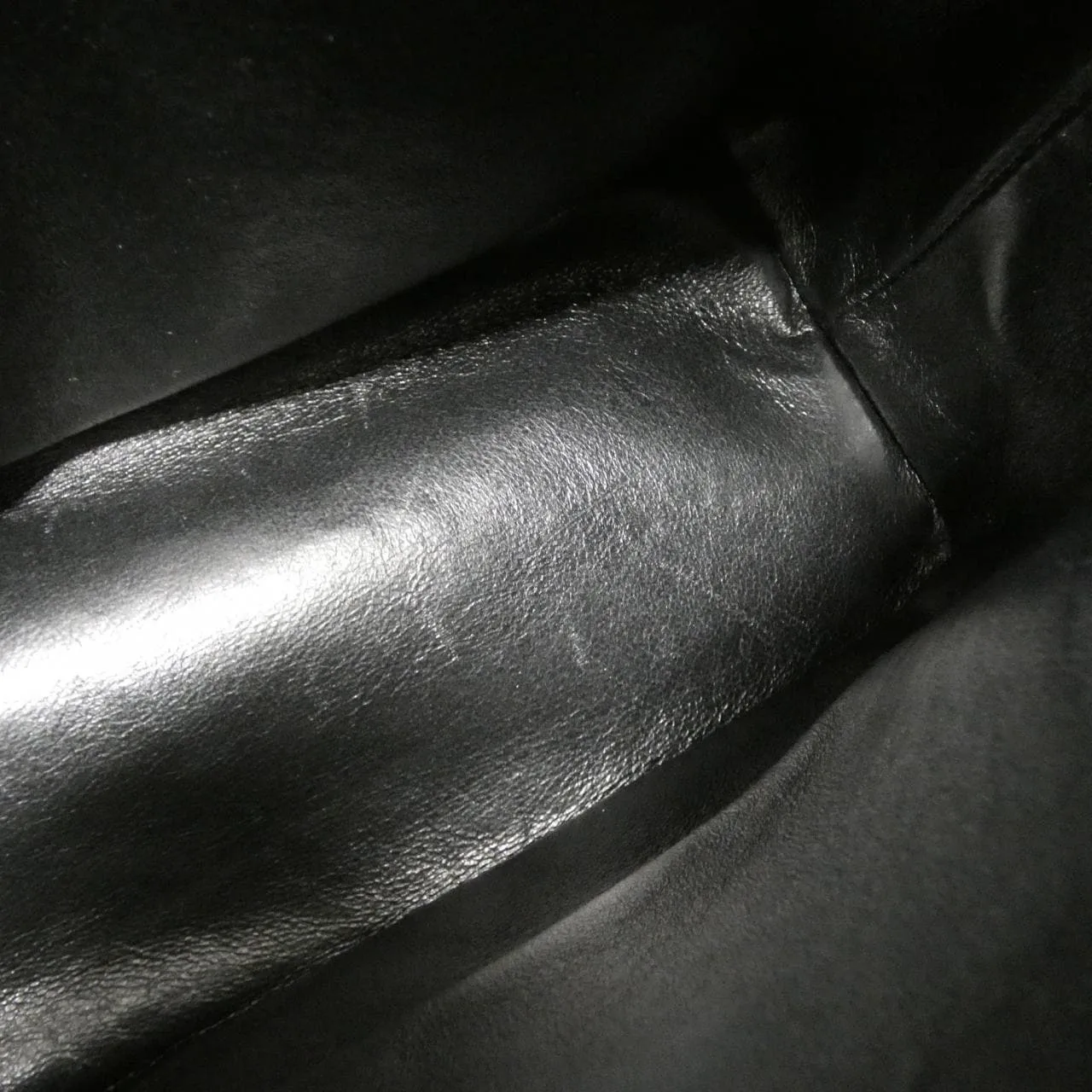 CHANEL Matelasse 1804 Handbag Grained Calfskin 黑色 荔枝紋牛皮 中古品A - 縮圖 9