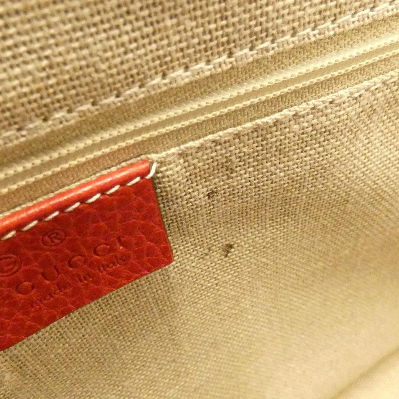 GUCCI GG Supreme 449662 CAO0G Handbag Leather Red Leather Rank A - Thumbnail 7