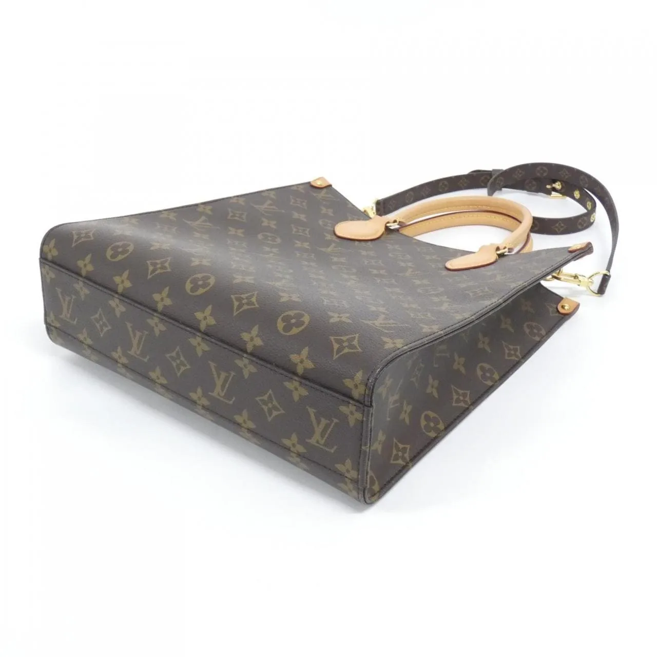LOUIS VUITTON M45848 Handbag Monogram 黑色 Monogram 中古品A - 縮圖 2