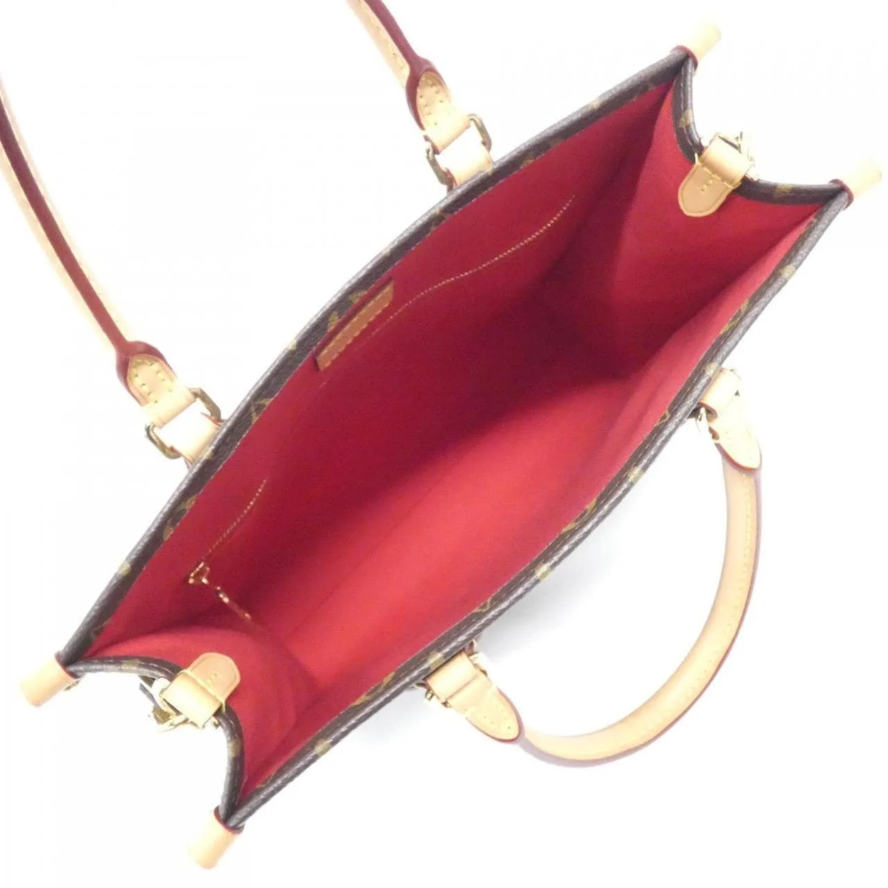 LOUIS VUITTON M45848 Handbag Monogram 黑色 Monogram 中古品A - 縮圖 8