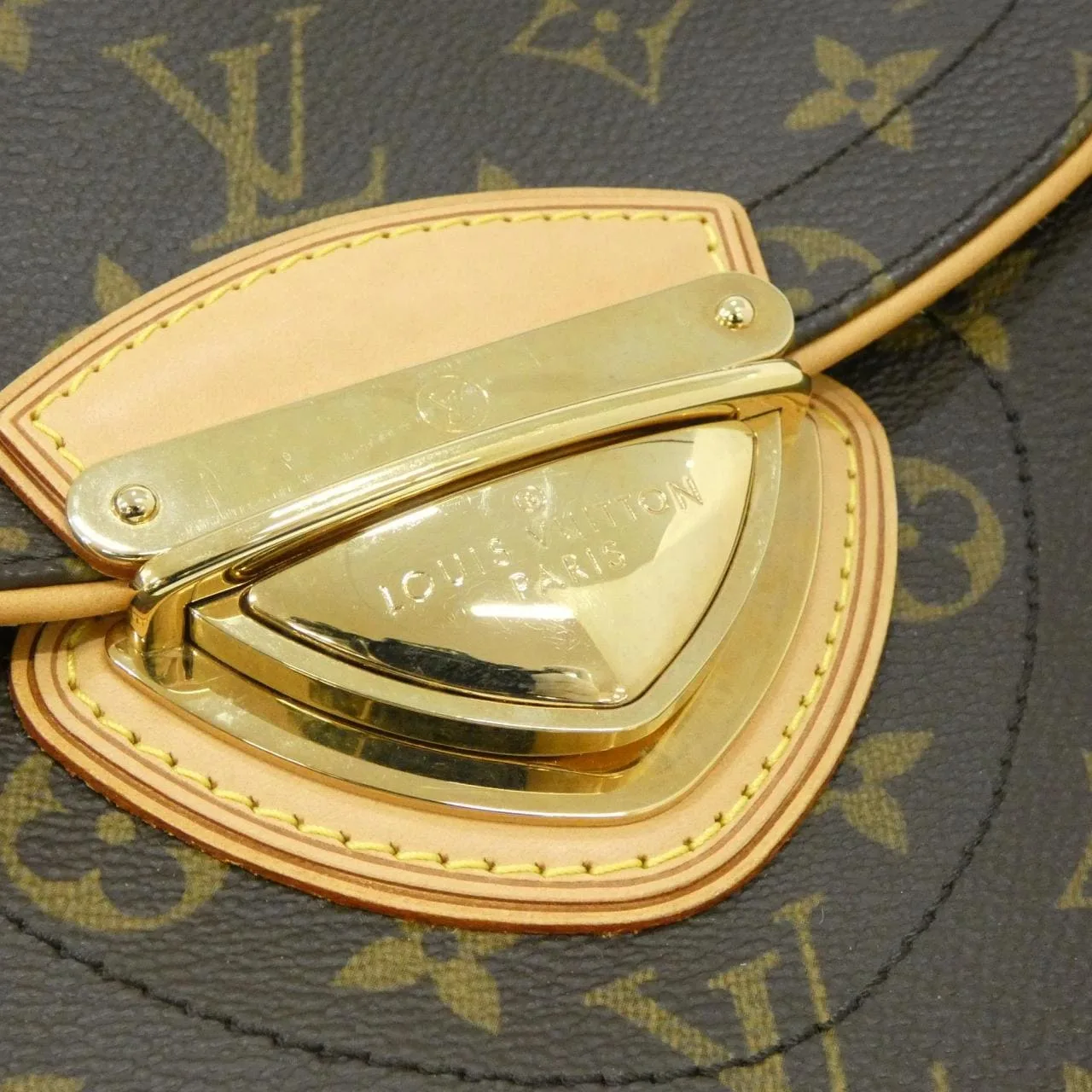 LOUIS VUITTON M40121 Shoulder Monogram 黑色 Monogram 中古品A - 縮圖 4