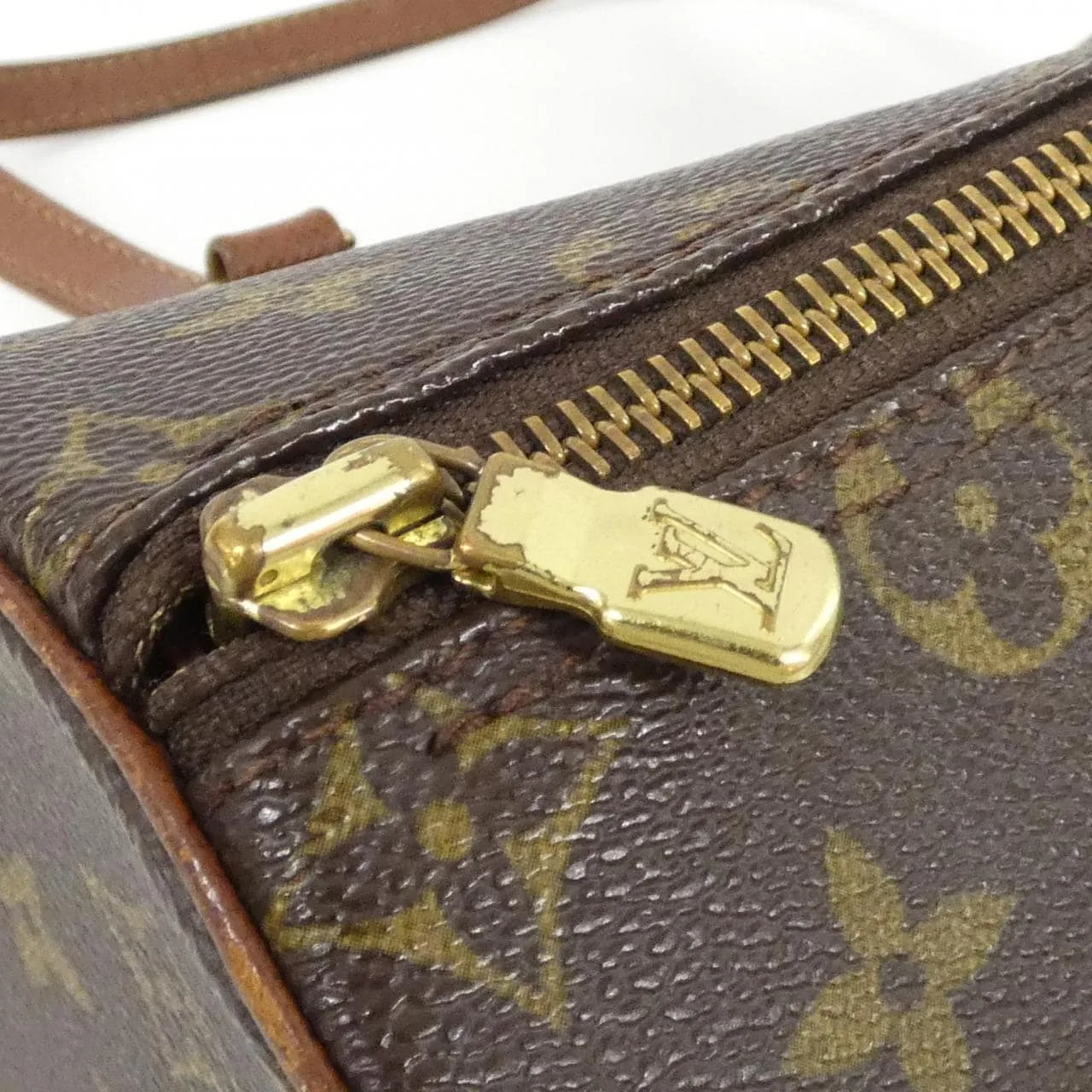 LOUIS VUITTON Papillon M51366 Handbag Monogram Black Monogram Rank B - Thumbnail 3