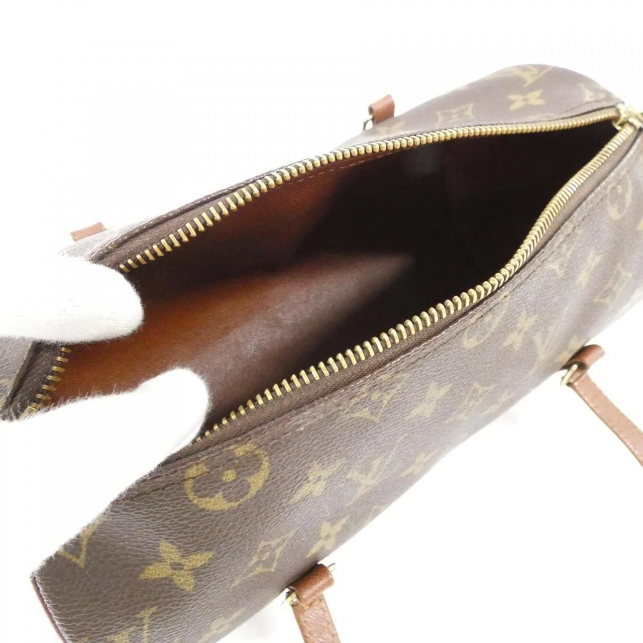 LOUIS VUITTON Papillon M51366 Handbag Monogram Black Monogram Rank B - Thumbnail 7