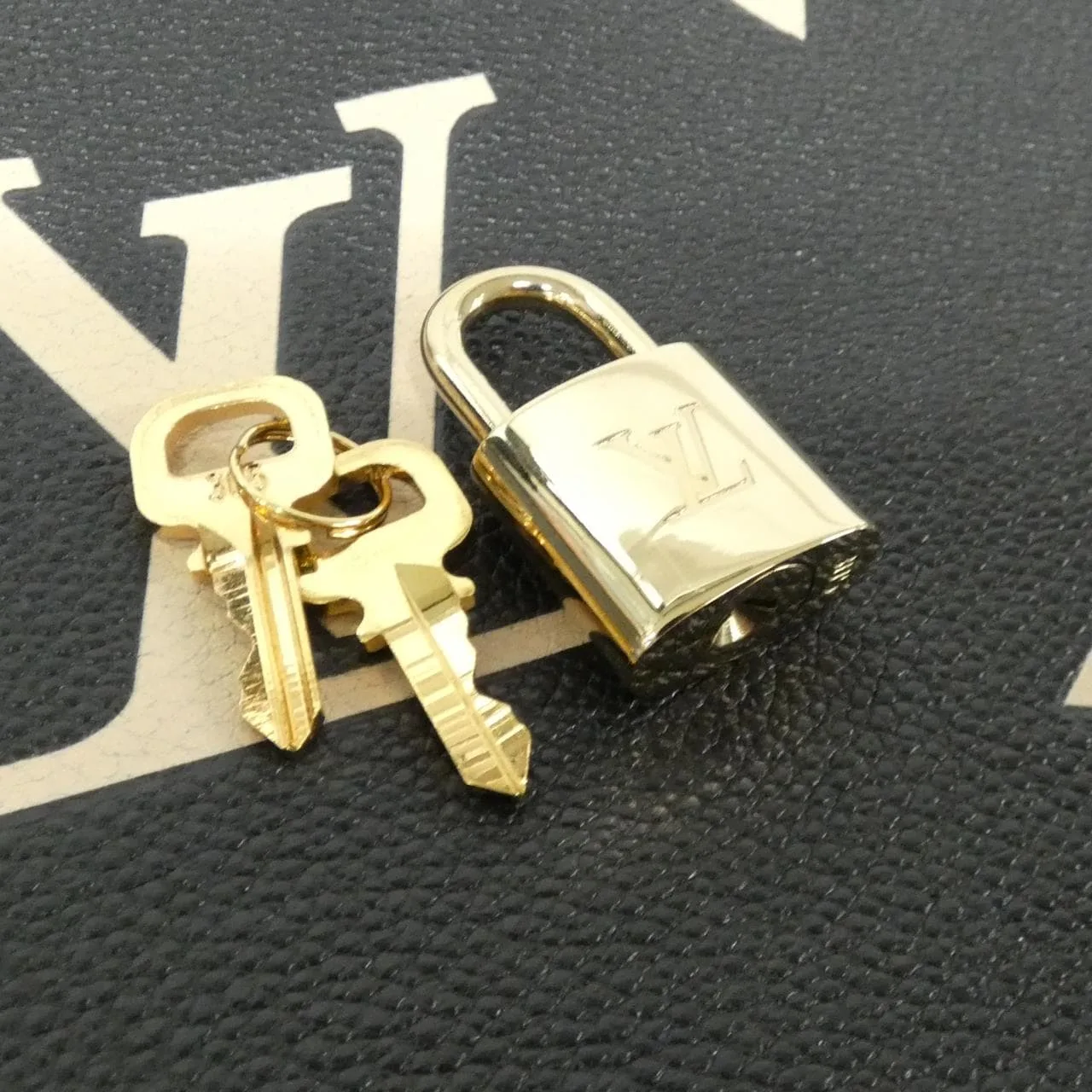 LOUIS VUITTON M45842 Handbag Monogram 黑色 Monogram 中古品A - 縮圖 3