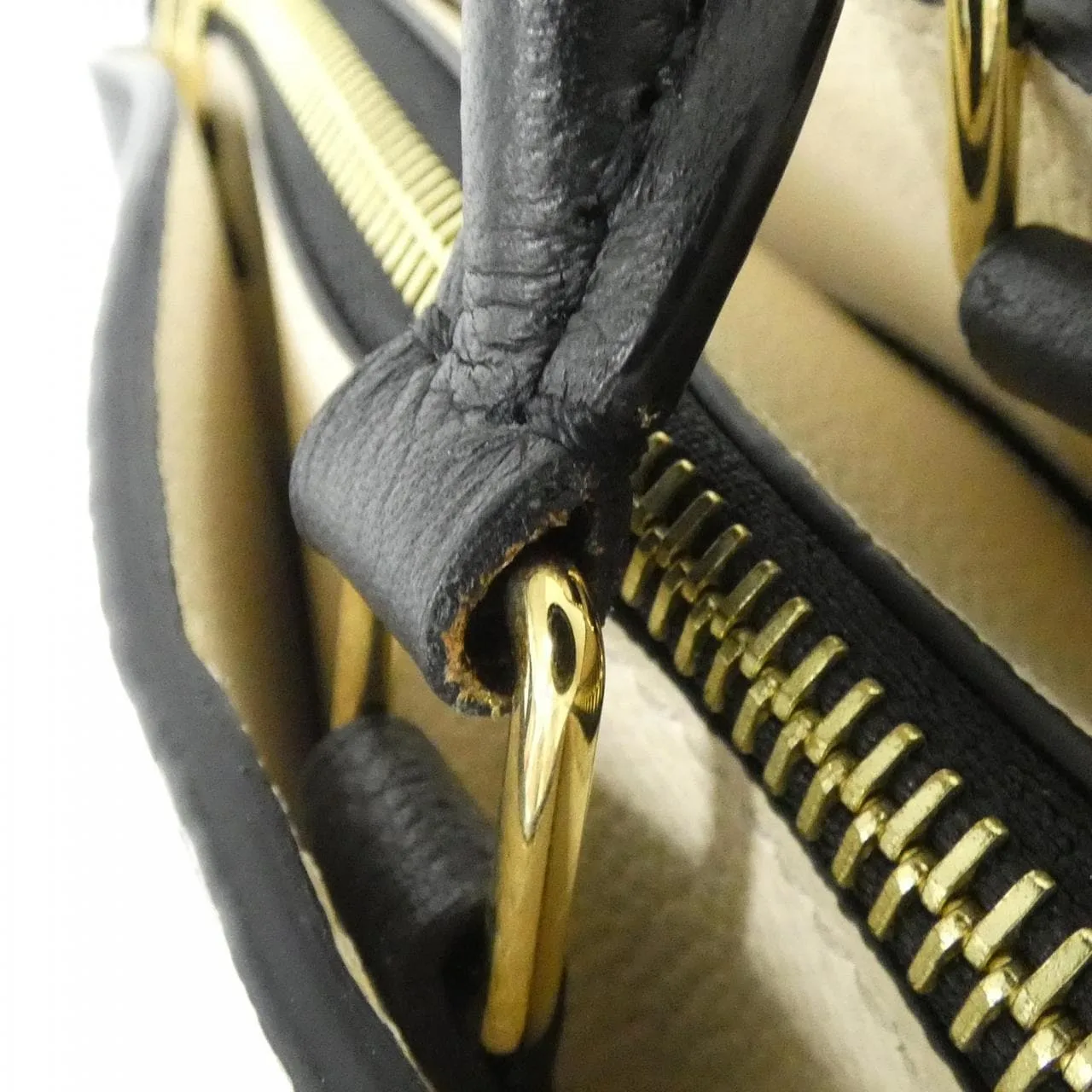 LOUIS VUITTON M45842 Handbag Monogram 黑色 Monogram 中古品A - 縮圖 8