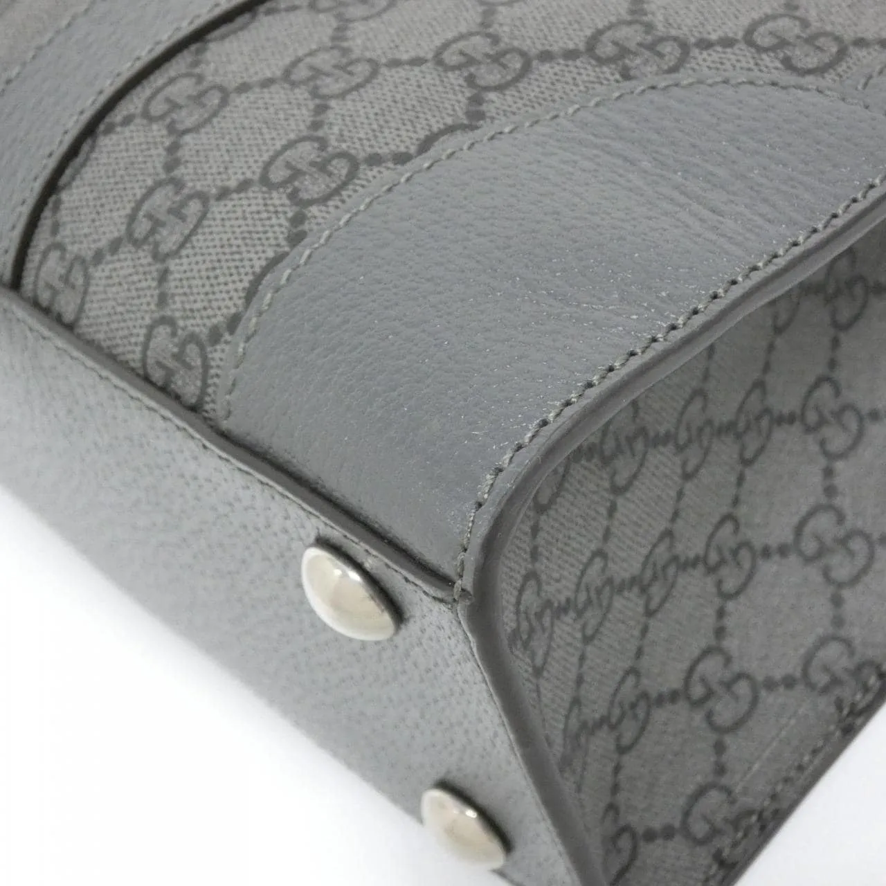 GUCCI 731793 UULHK Handbag Canvas Black Canvas Rank A - Thumbnail 4