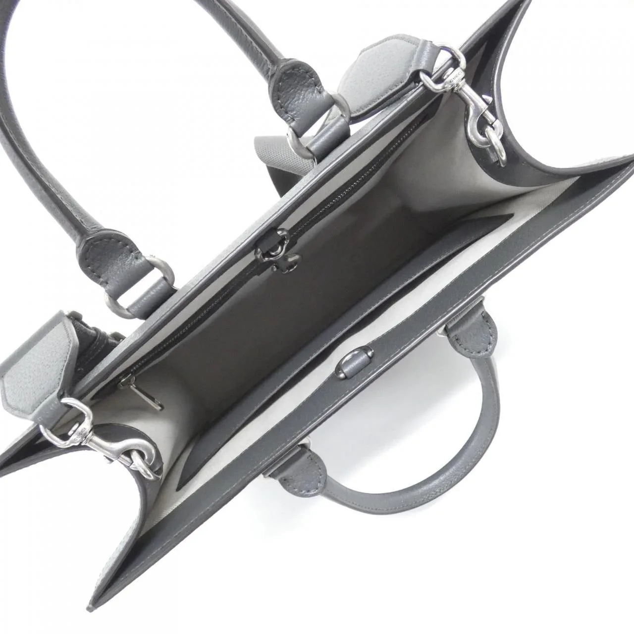 GUCCI 731793 UULHK Handbag Canvas Black Canvas Rank A - Thumbnail 8