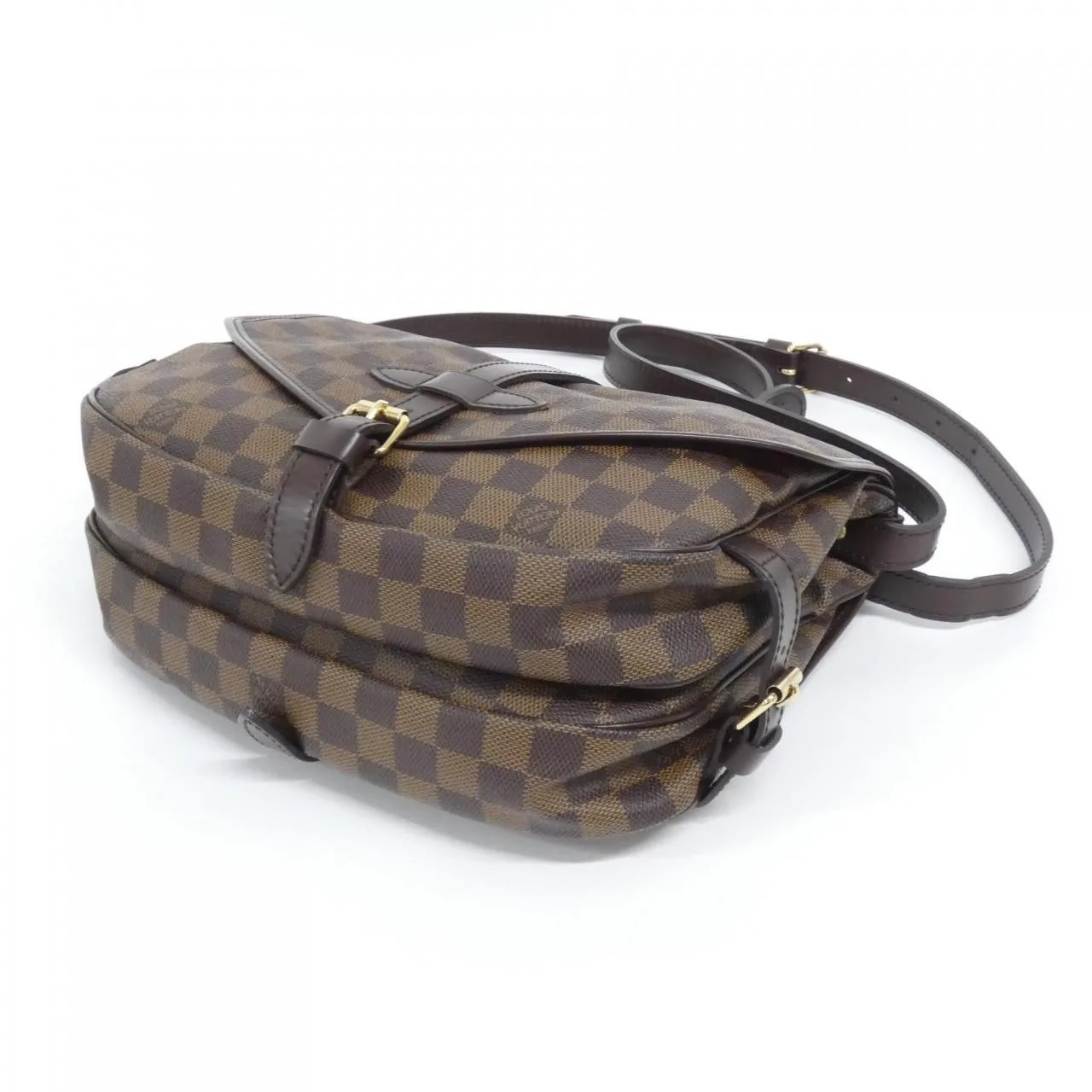 LOUIS VUITTON Saumur N48081 Shoulder Damier 黑色 Damier 中古品A - 縮圖 2