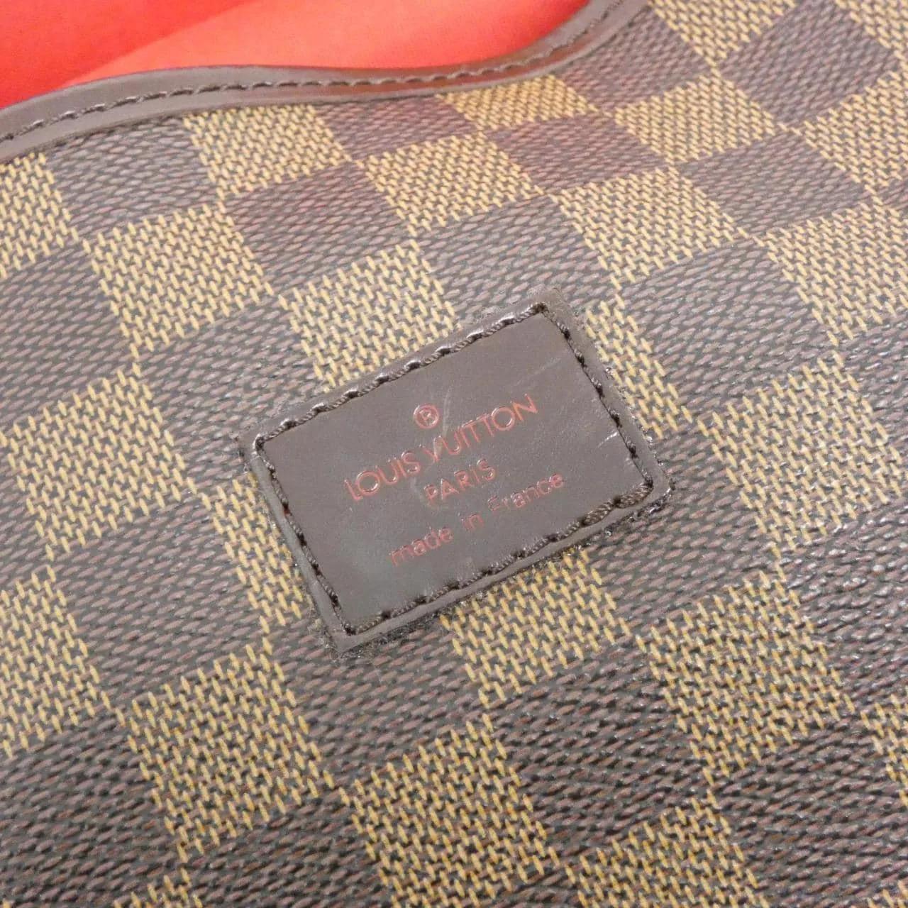LOUIS VUITTON Saumur N48081 Shoulder Damier 黑色 Damier 中古品A - 縮圖 5