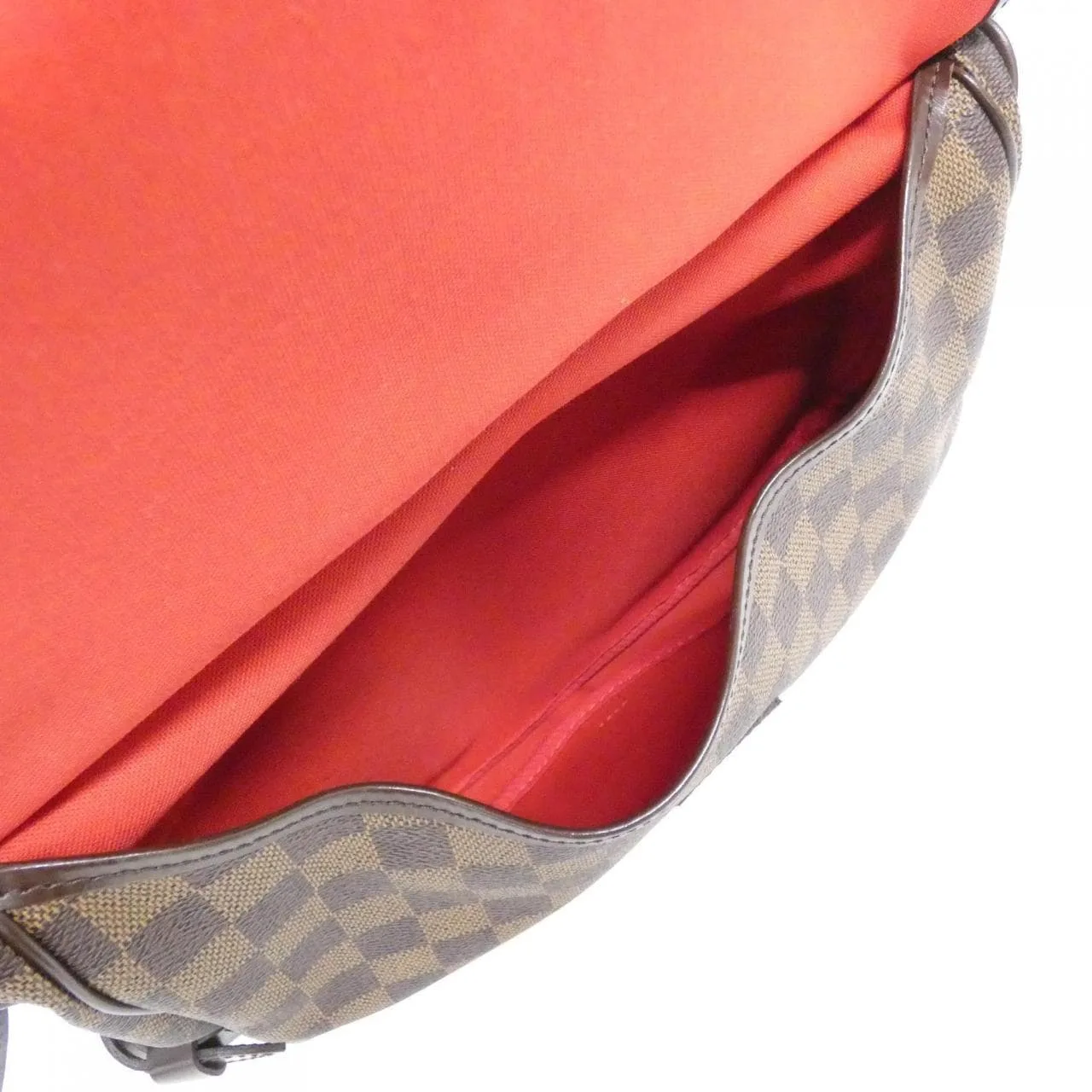 LOUIS VUITTON Saumur N48081 Shoulder Damier 黑色 Damier 中古品A - 縮圖 8