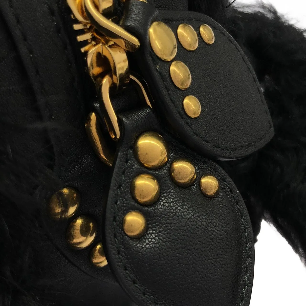 MIU MIU 5BB092 手提包 黑色 中古品A - 縮圖 4